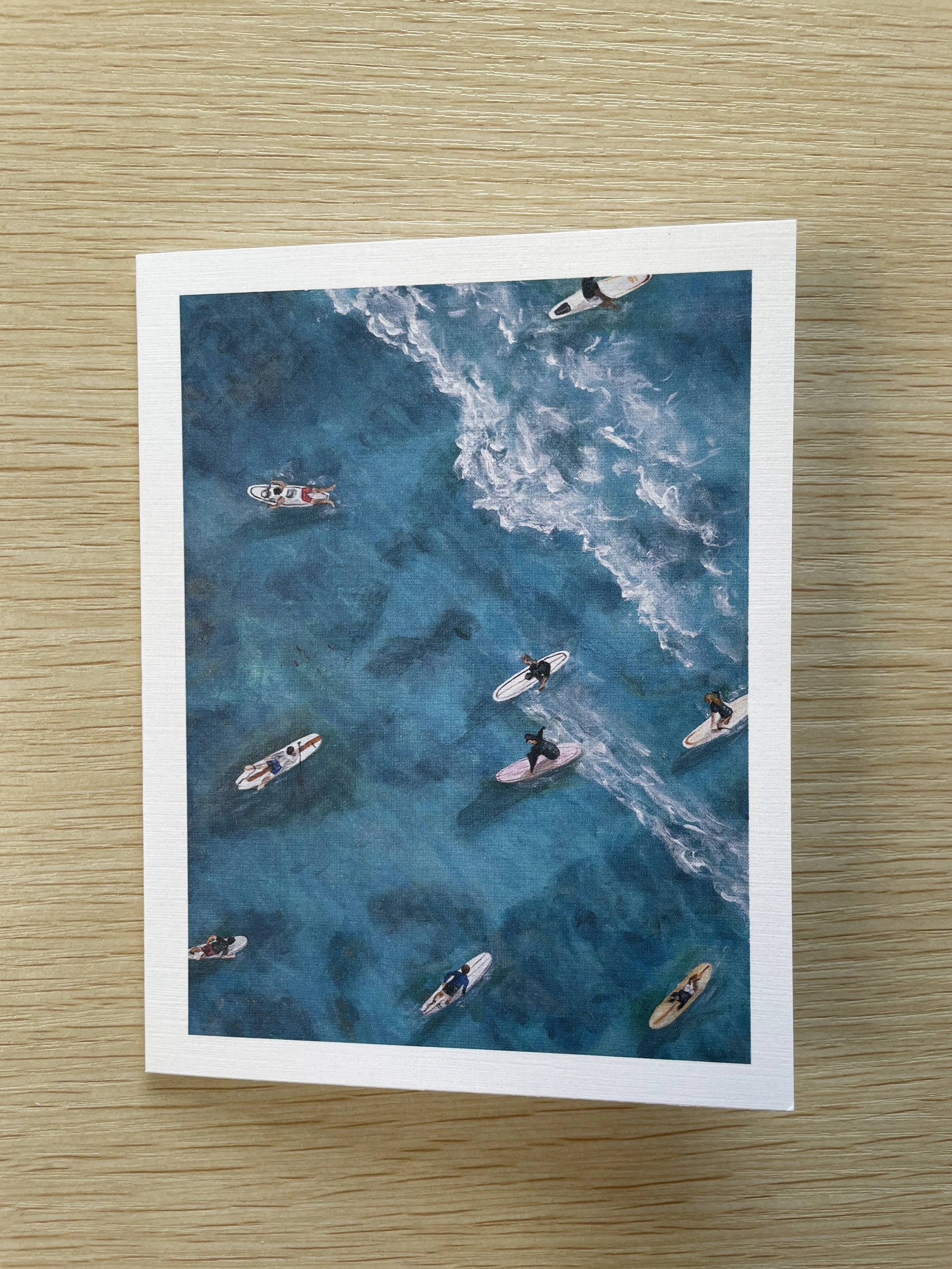 Finding Waves Greeting Card