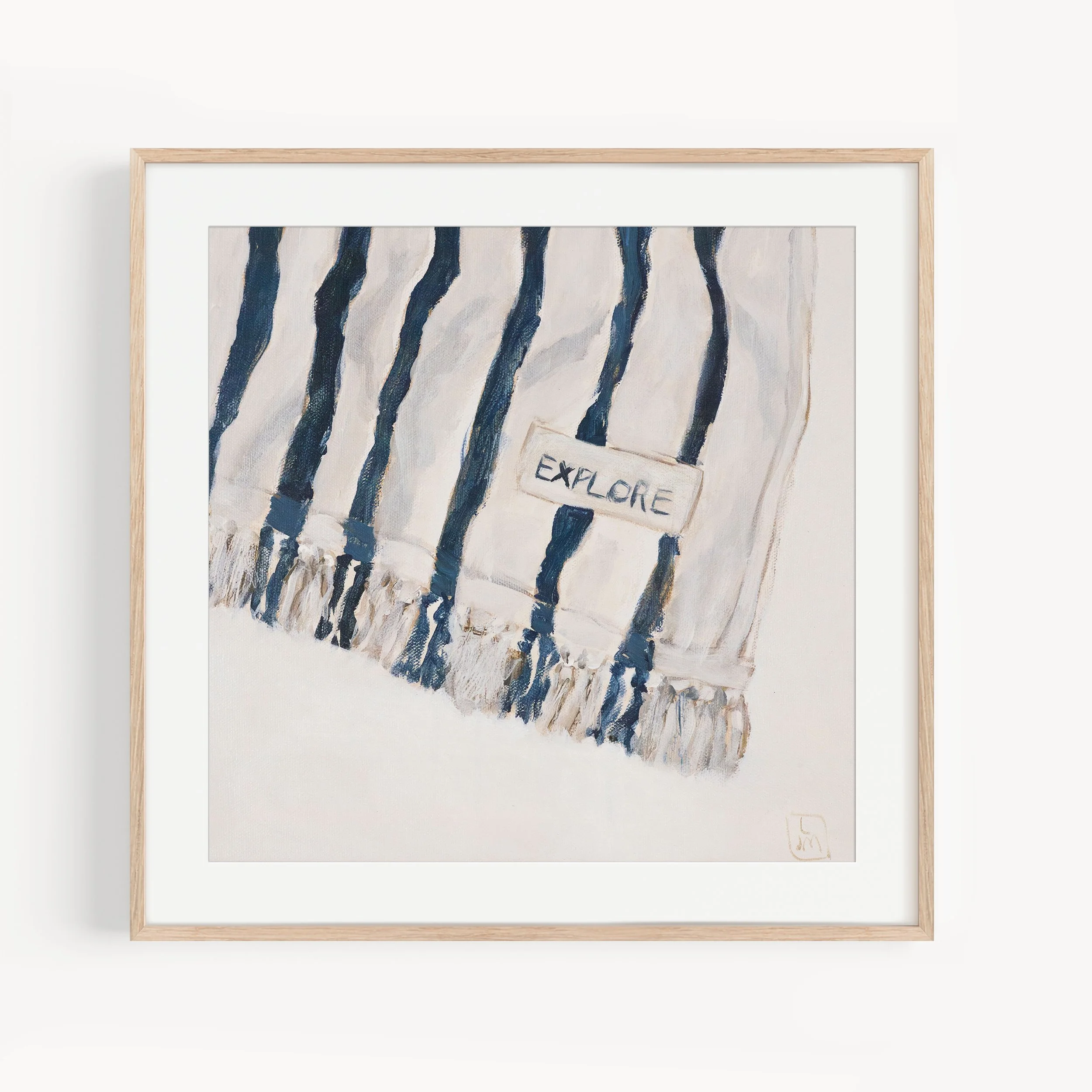 Beach Grid 2 Print