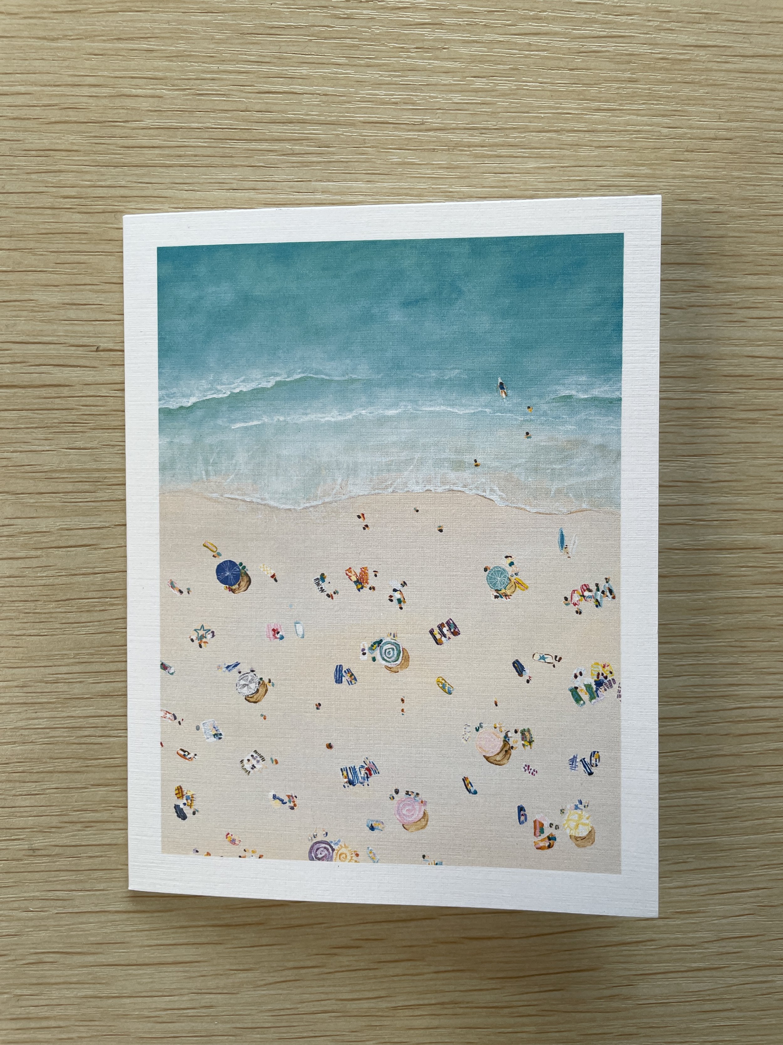 Meet Me At The Beach Greeting Card