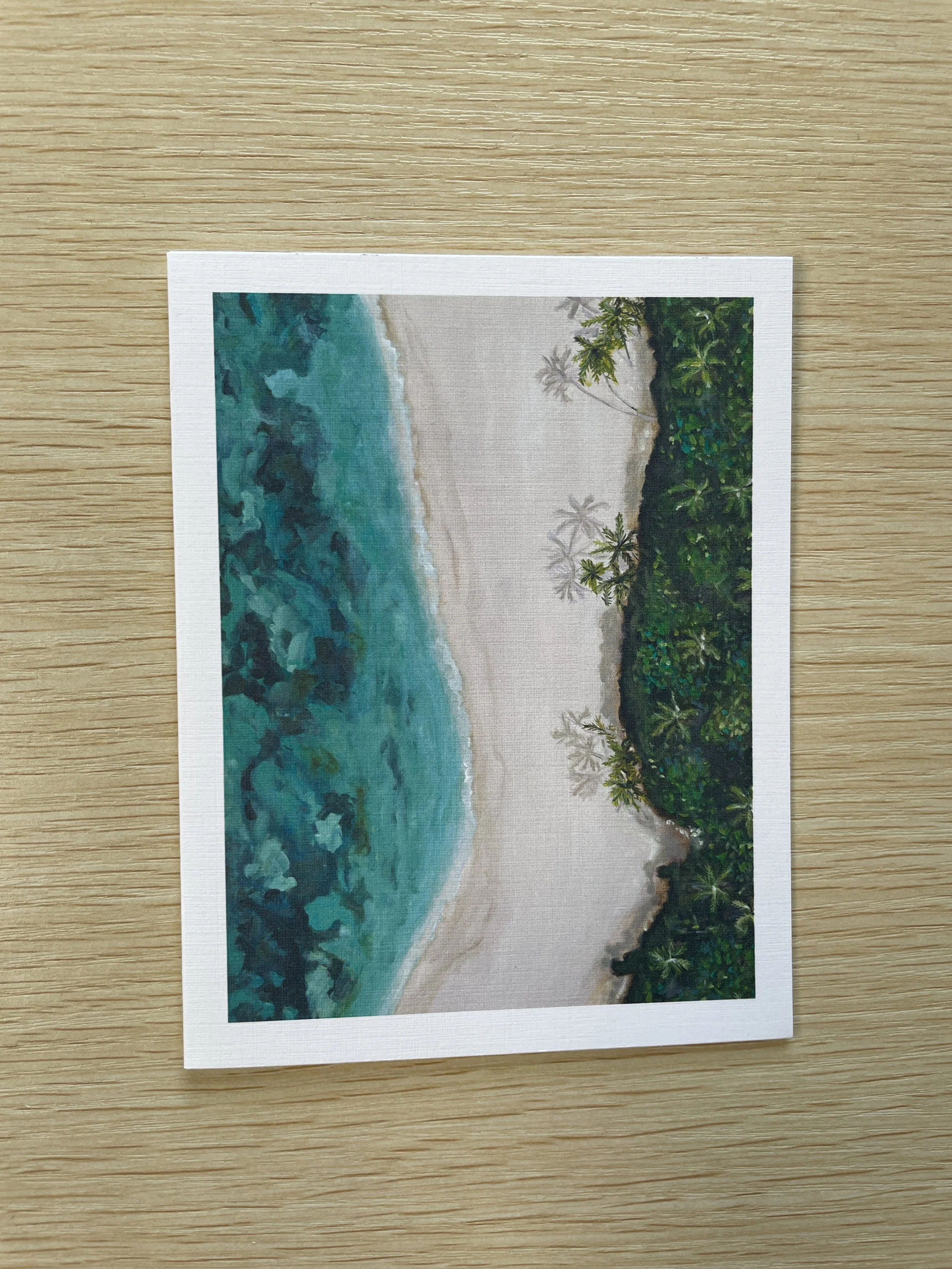 A Walk Or A Dip  Greeting Card