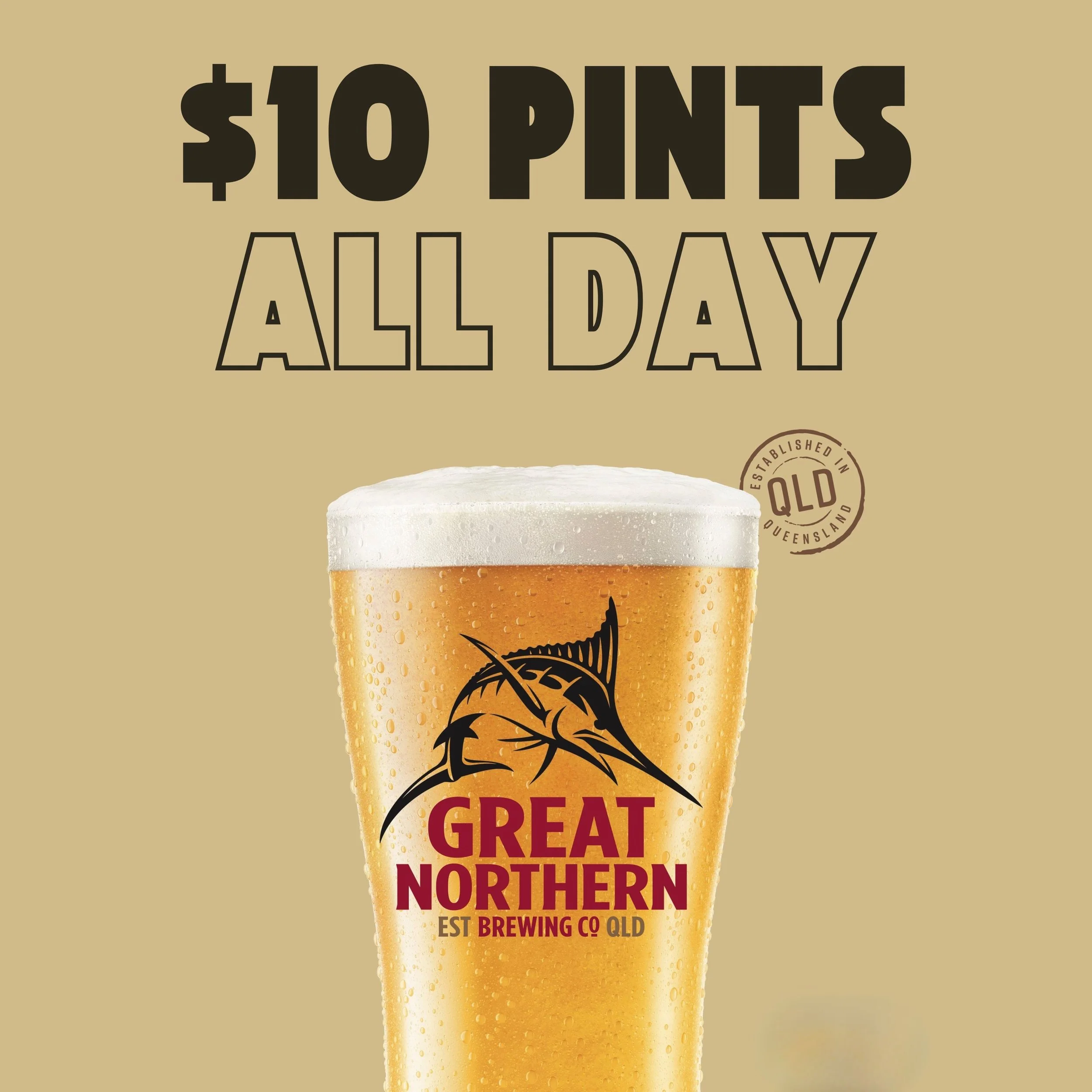 $10 PINTS OF GREAT NORTHERN