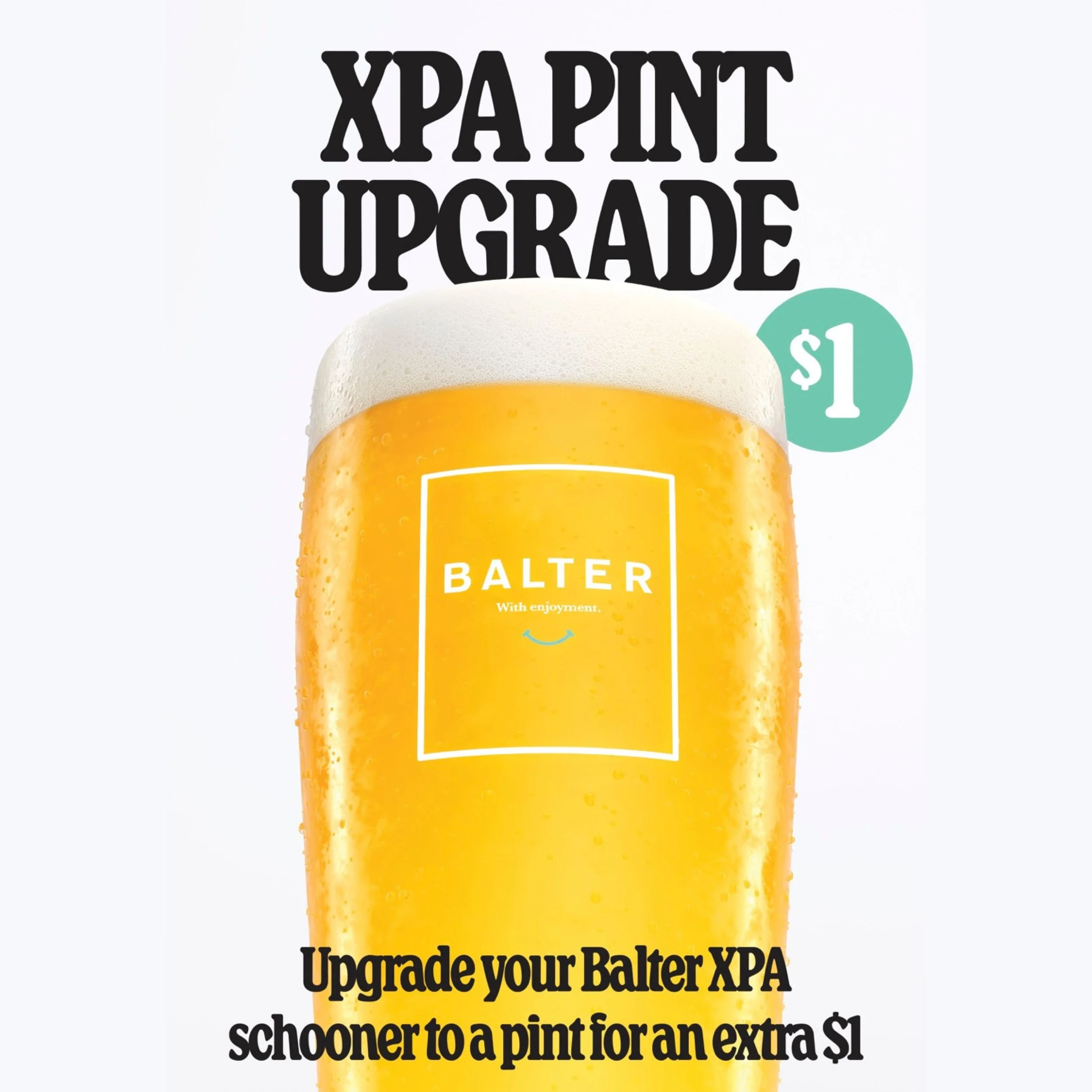 BALTER XPA $1 PINT UPGRADE MAY