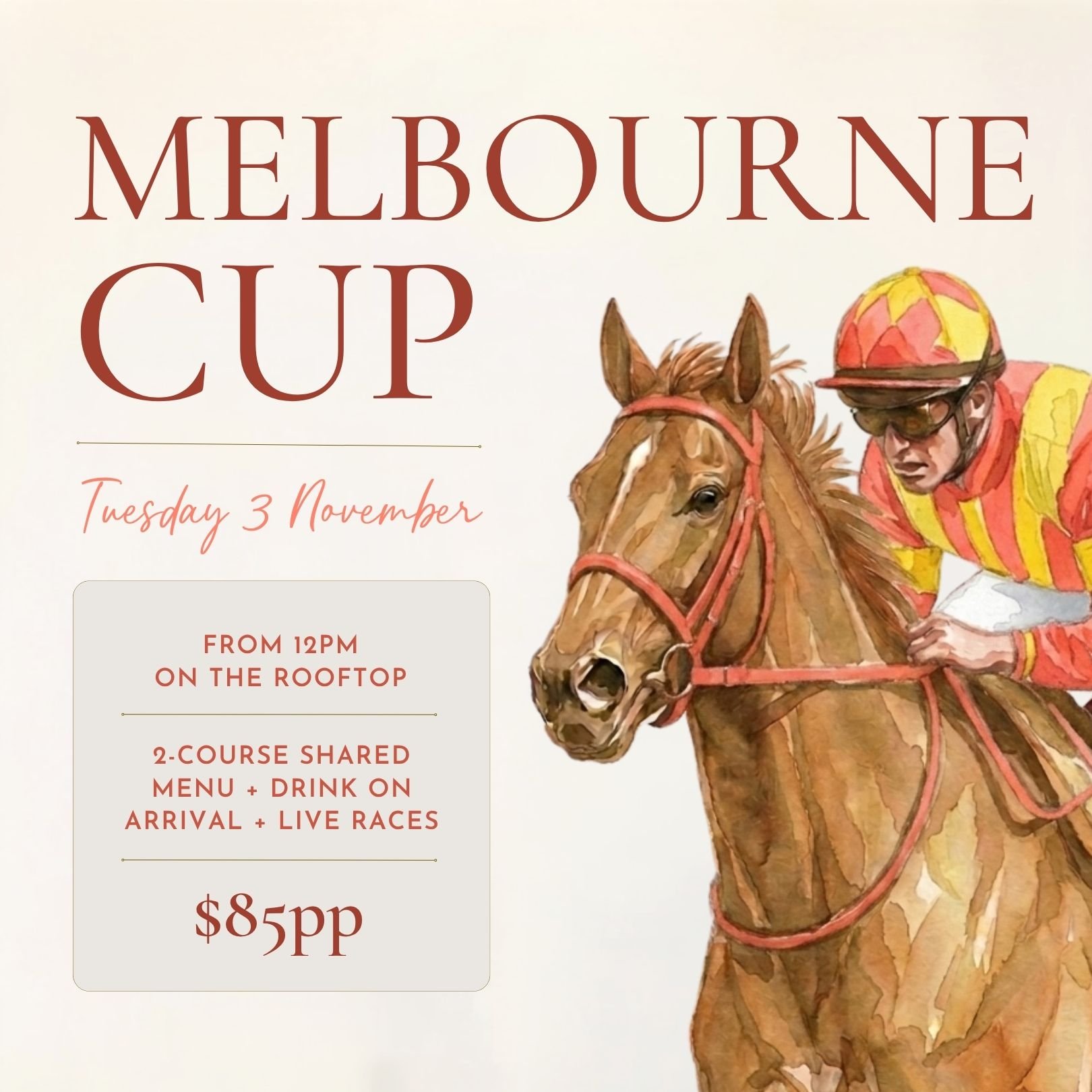 MELBOURNE CUP - ROOFTOP
