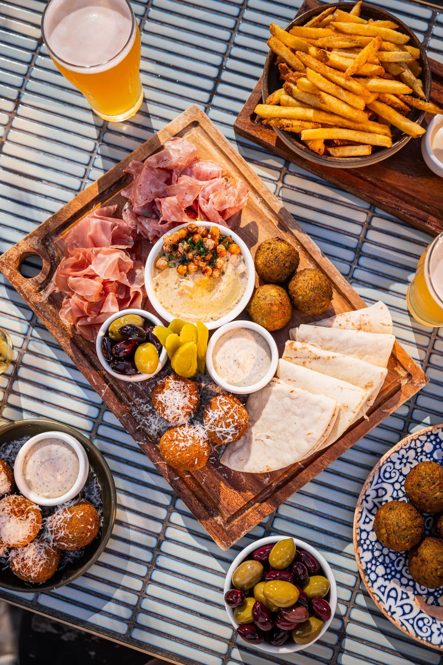 Meze Board at the Sussex Hotel Rooftop