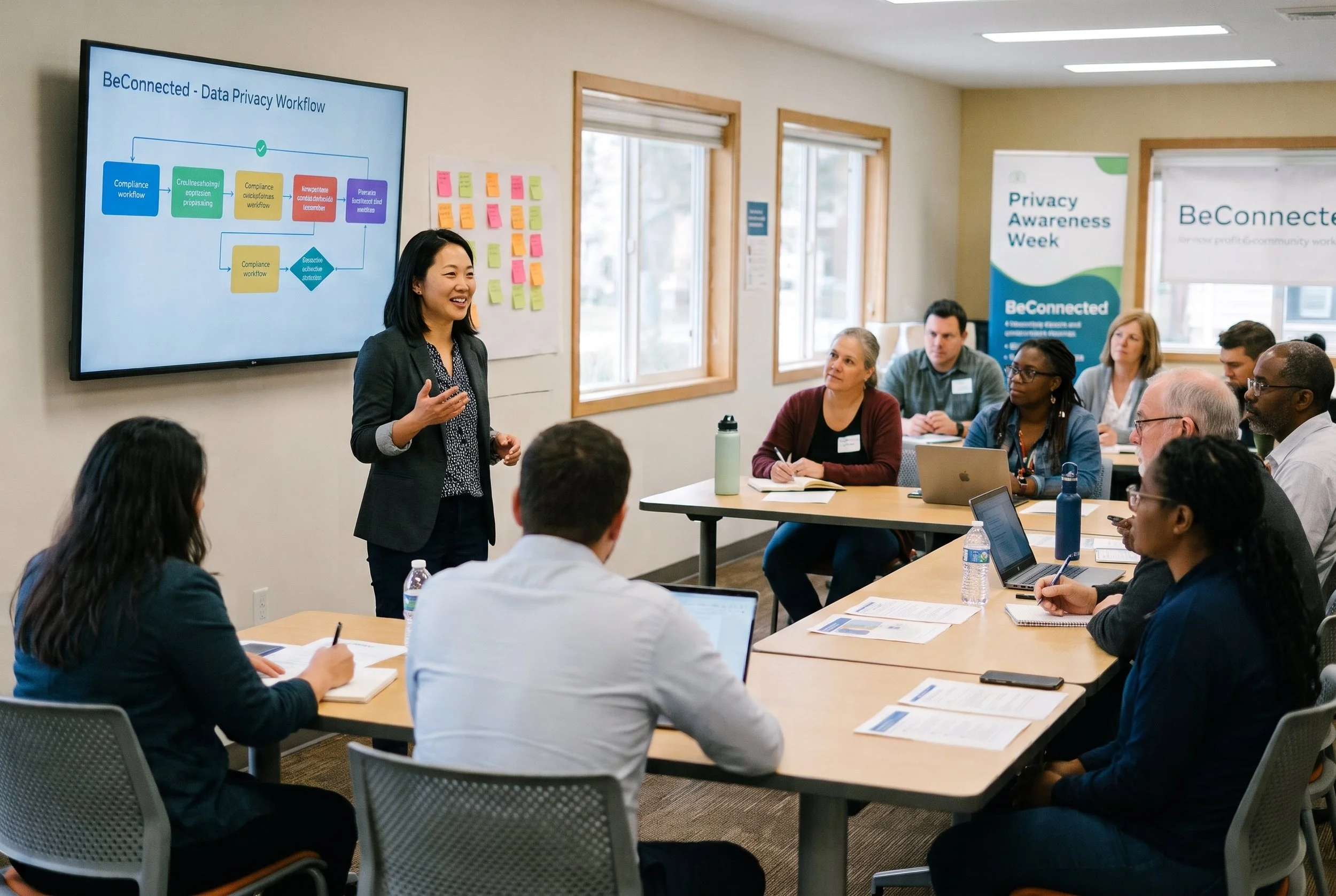 Scenario-based privacy training and digital literacy workshop for non-profits and SMBs hosted by Meta Connects Asia