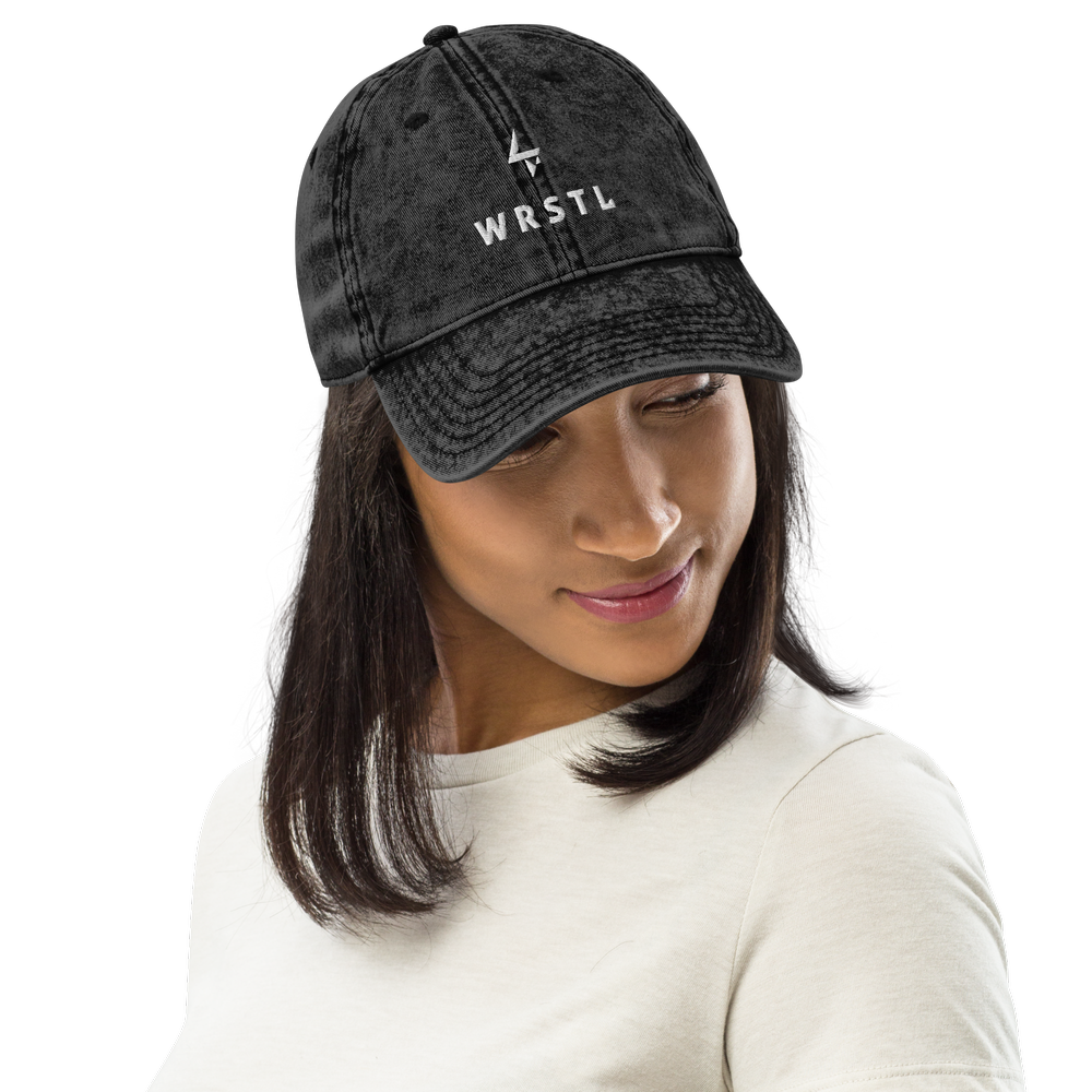 WRSTL Twill Hat, front