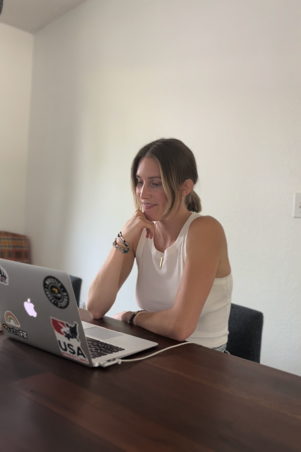 Katherine Shai coaching on a Zoom call
