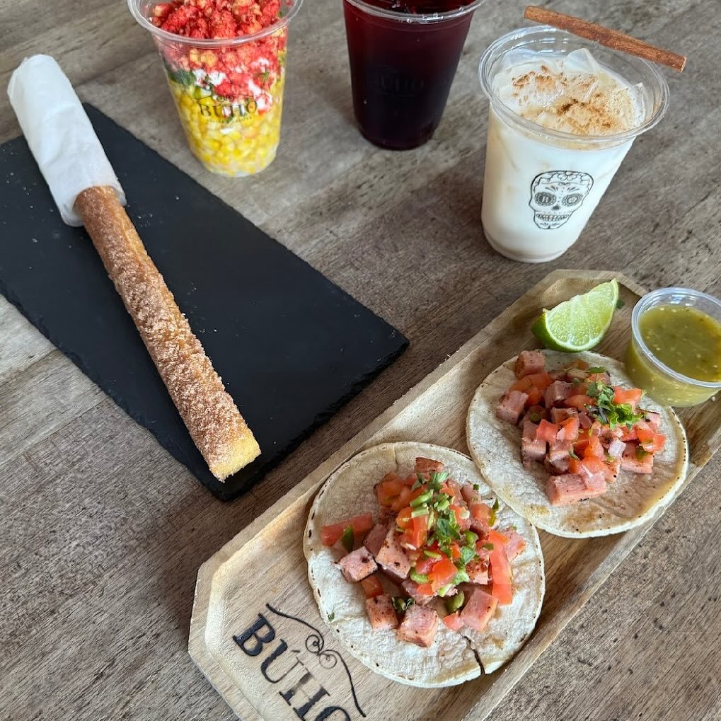SPAM Tacos anyone? You&rsquo;ll find the festival favorite at the @buhocantina booth on April 27! 
.
#spamjam #buho #buhocantina