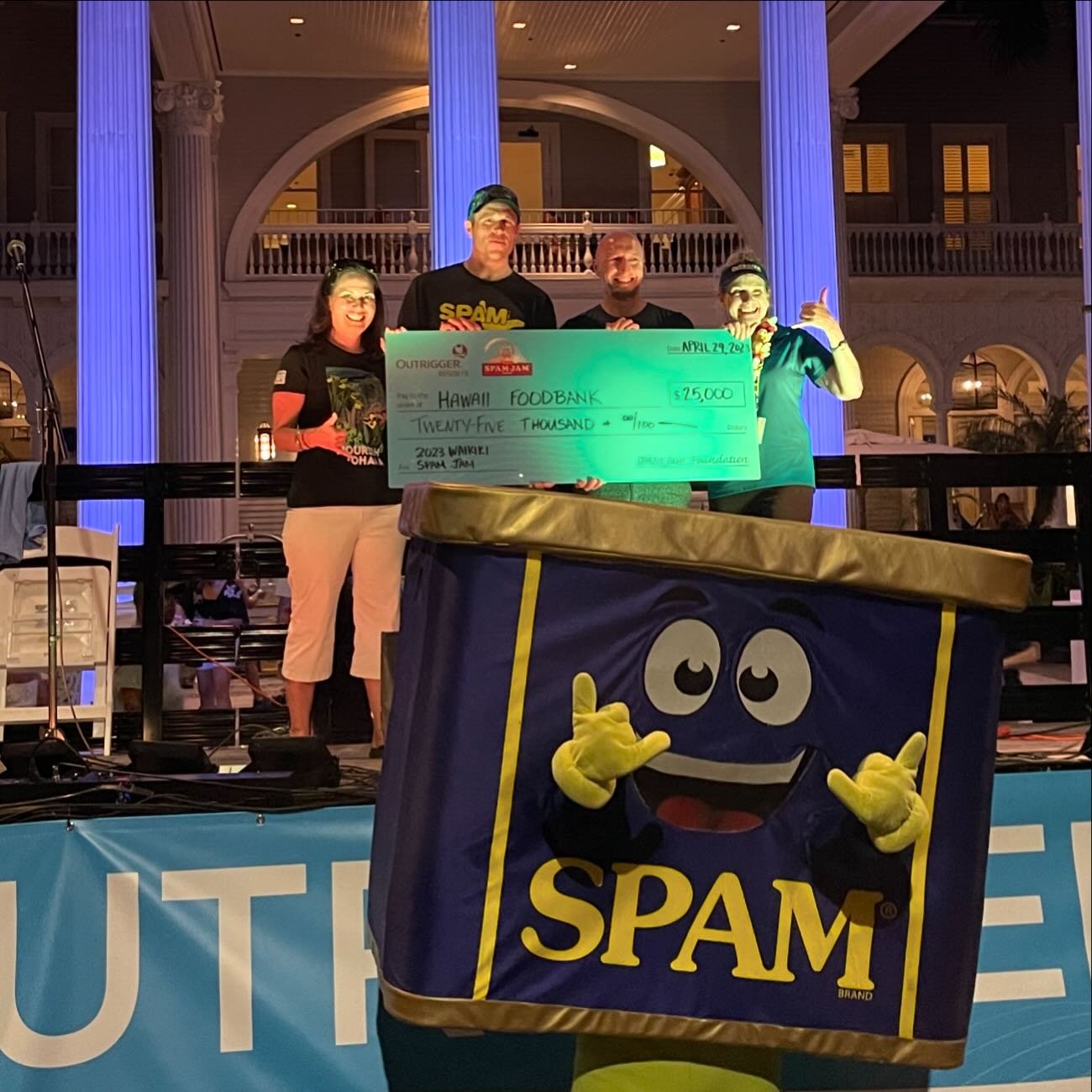 Did you know the Waikiki SPAM JAM is run by a 501(c)3 Non Profit Organization? The mission of our event is to support three local Hawaii non profits. 
. 
The Hawaii Foodbank is the beneficiary of funds raised by the Waikiki SPAM JAM. 

The Waikiki SP