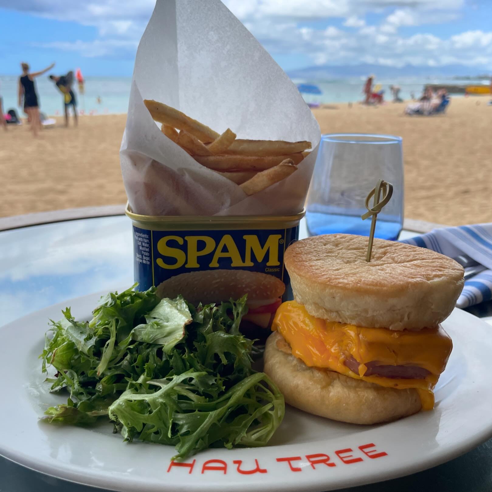 Our final weekend of the festival. Stop by 15 different Waikiki restaurants such as @thehautree in the @kaimanabeach for exclusive SPAM dishes only available until Sunday. Complete restaurant listing on our website. Have a SPAM-tastic weekend!