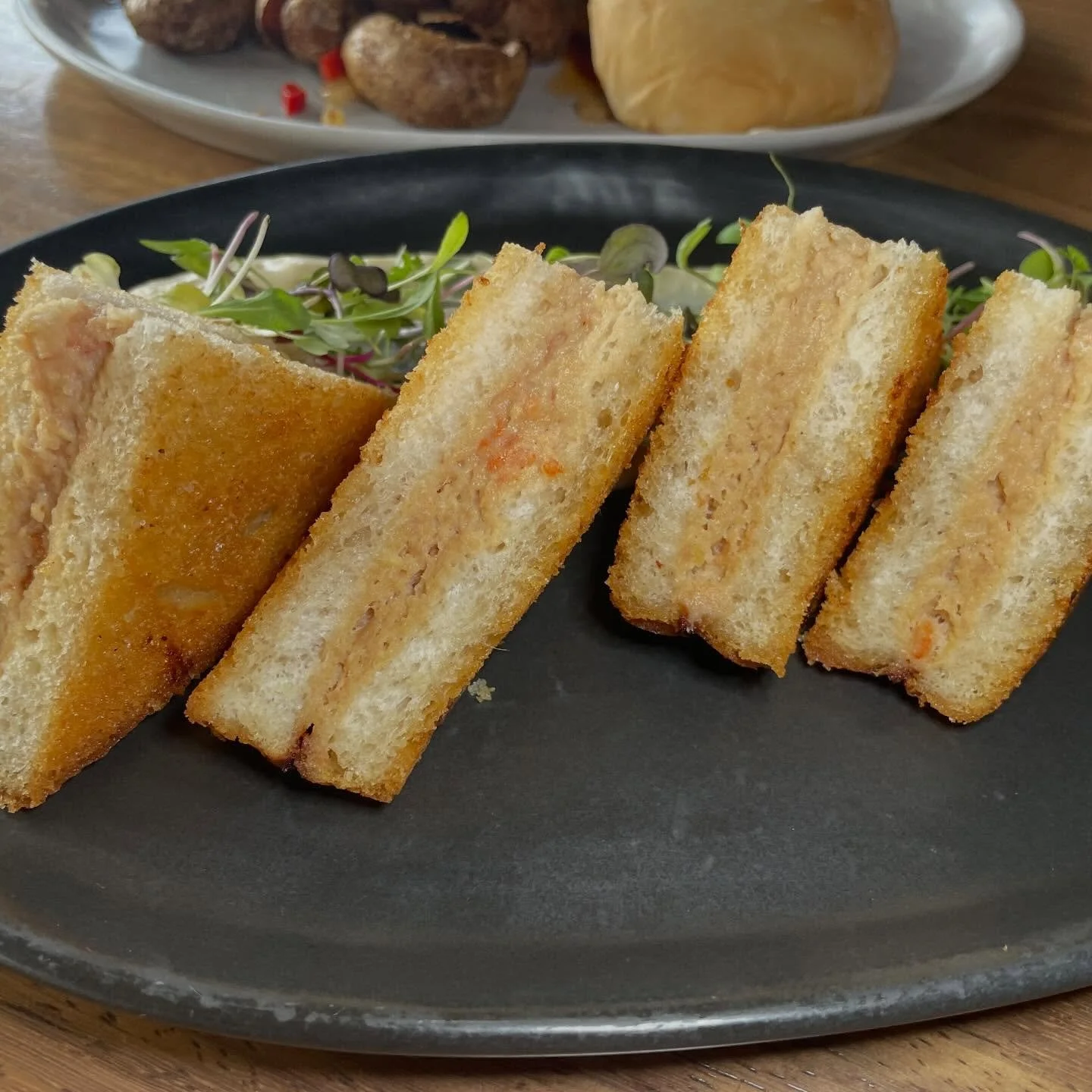 We have found our new love. SPAM and Shrimp Toast at @hideoutwaikiki - a special dish only available from April 18 to May 3 during dinner hours. Served with a sweet soy + ginger + lemon koji mayo. Part of our dine in restaurant week specials in Waiki