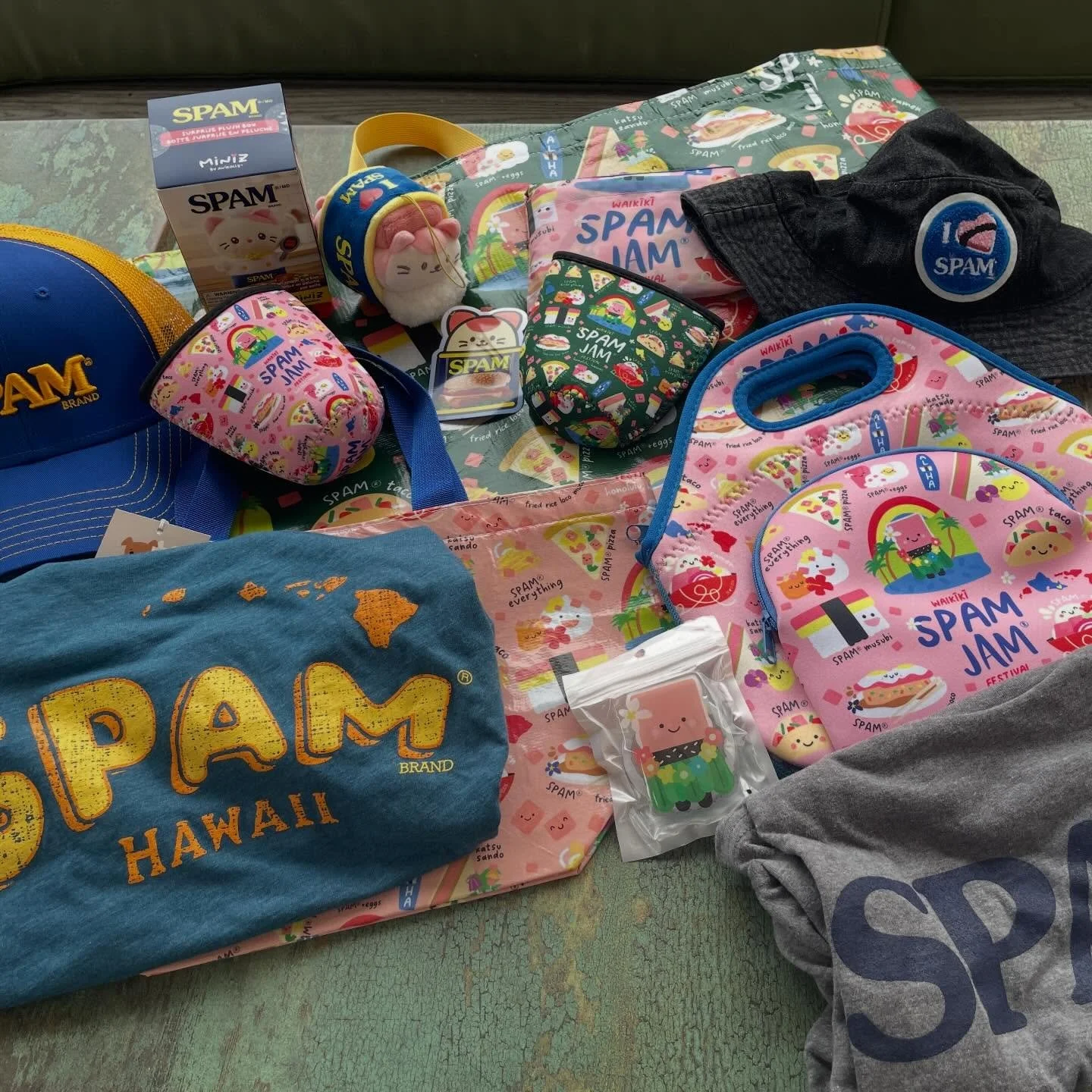 Who else been saving money all year long to purchase all the newest SPAM goods at our festival?

POP UP shop
@waikikibeachwalk at @embassywaikiki 
Fri Apr 24 3-8pm
Sat Apr 25 10-2pm 
.
Festival SPAM Shop
2 Booths on Kalakaua Ave
- fronting @waikikibe
