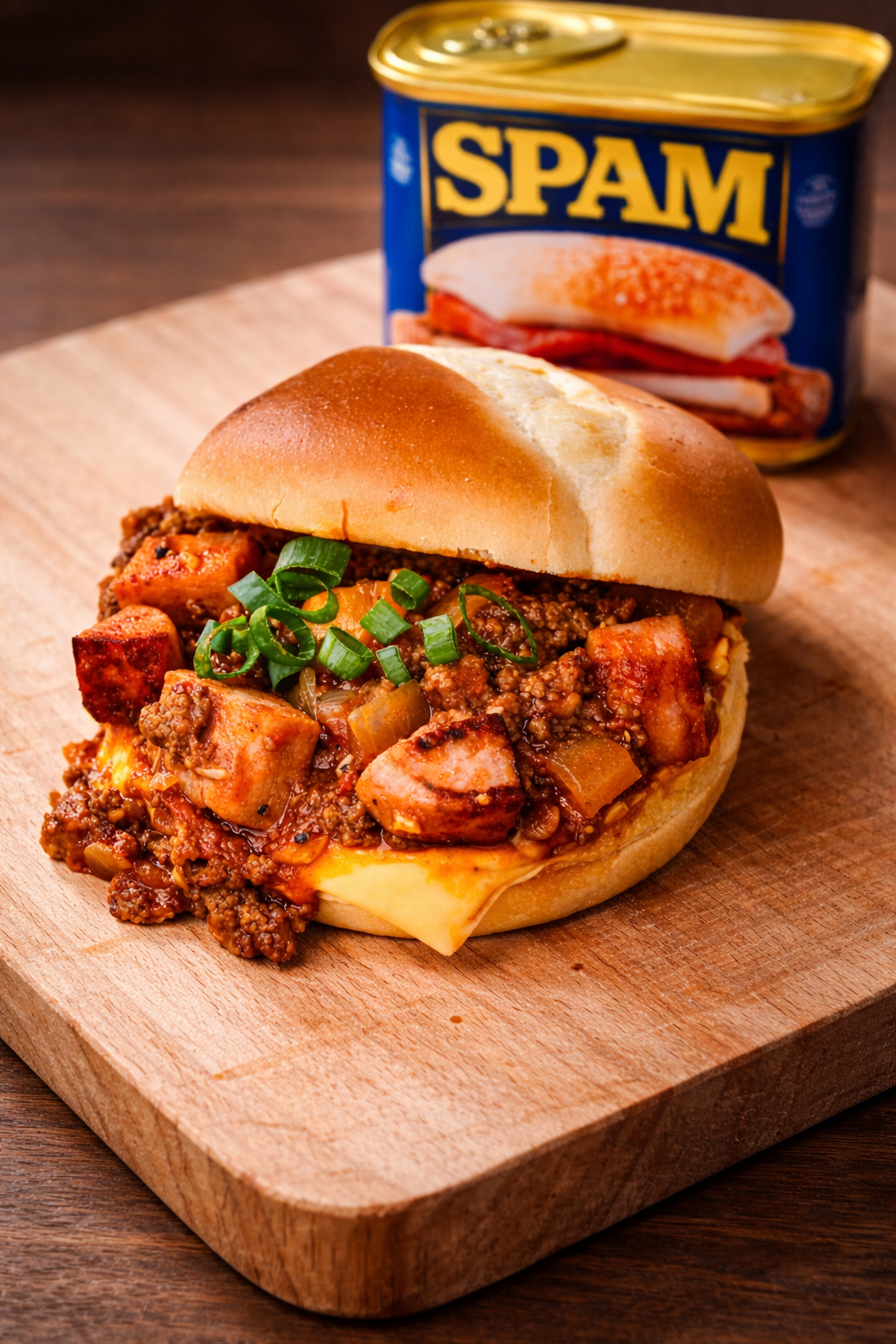 Da Bald Guy SPAM Sloppy Joe