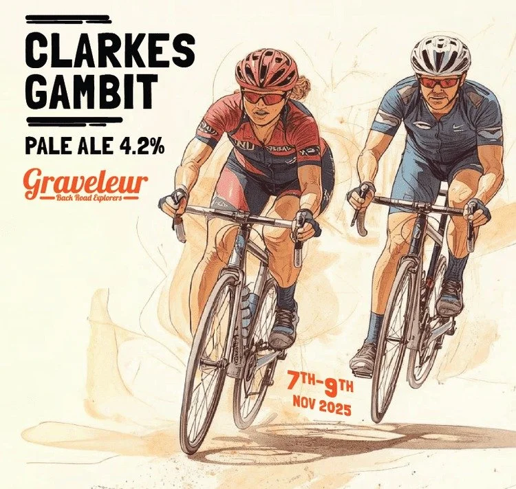 How great is our Clarkes Gambit label for this year! 
Every entrant will get a can of this @brouleebrewhouse Pink Rocks Pale Ale, specially brewed for the event. This premium drop will pump you up with a fresh tropical zing to smooth your senses and