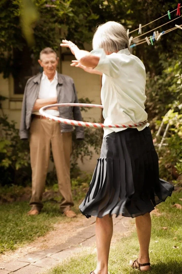 Hula. Portrait of an older couple, by Melbourne Photographer, Ross Calia