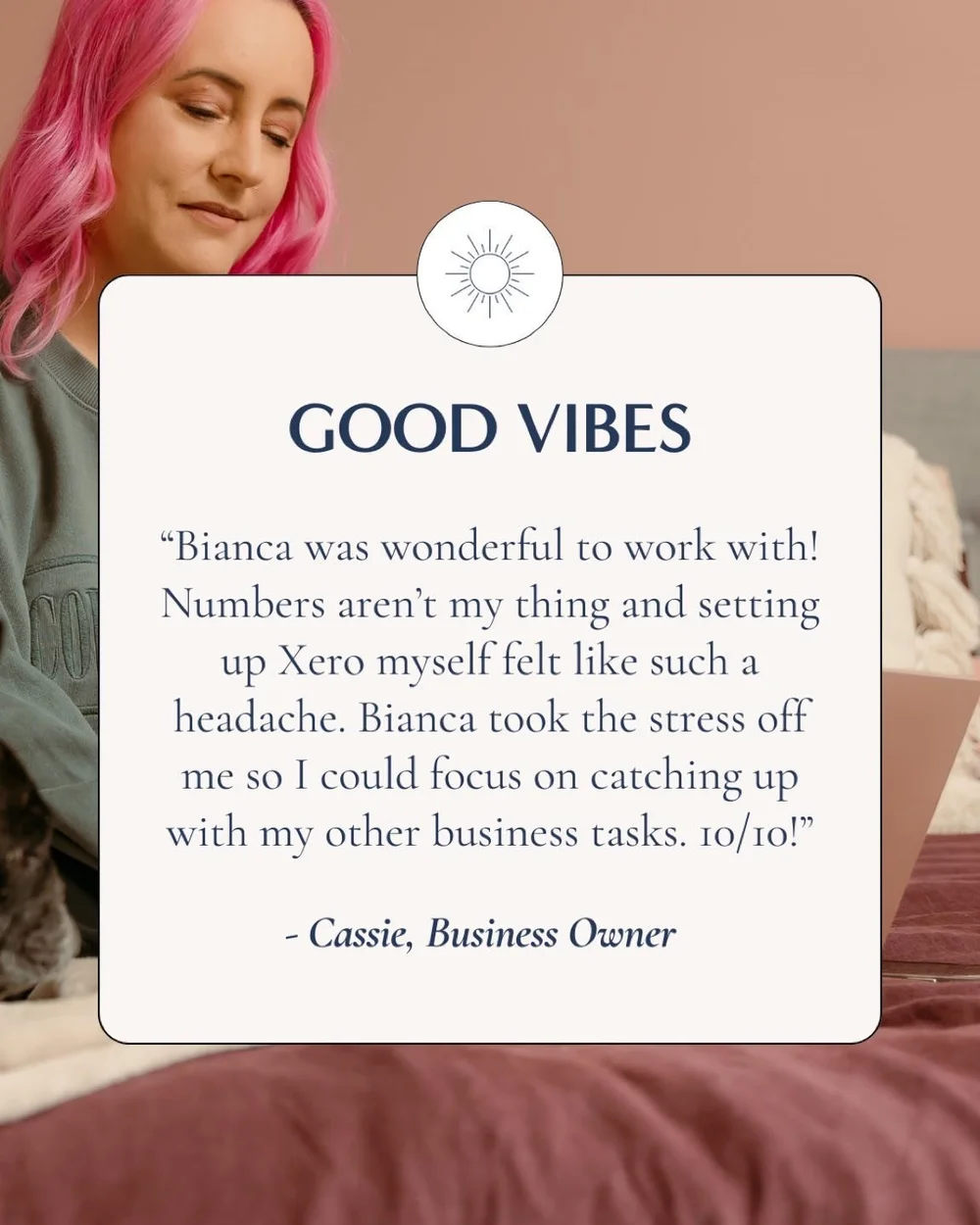 We understand that accounting isn't everyone's gift - and that's okay!  If you need expert advice, business support, or regular accounting - reach out for your free discovery call.  #xero #accountingtips #womeninbusiness #businesssupport #soletrader 