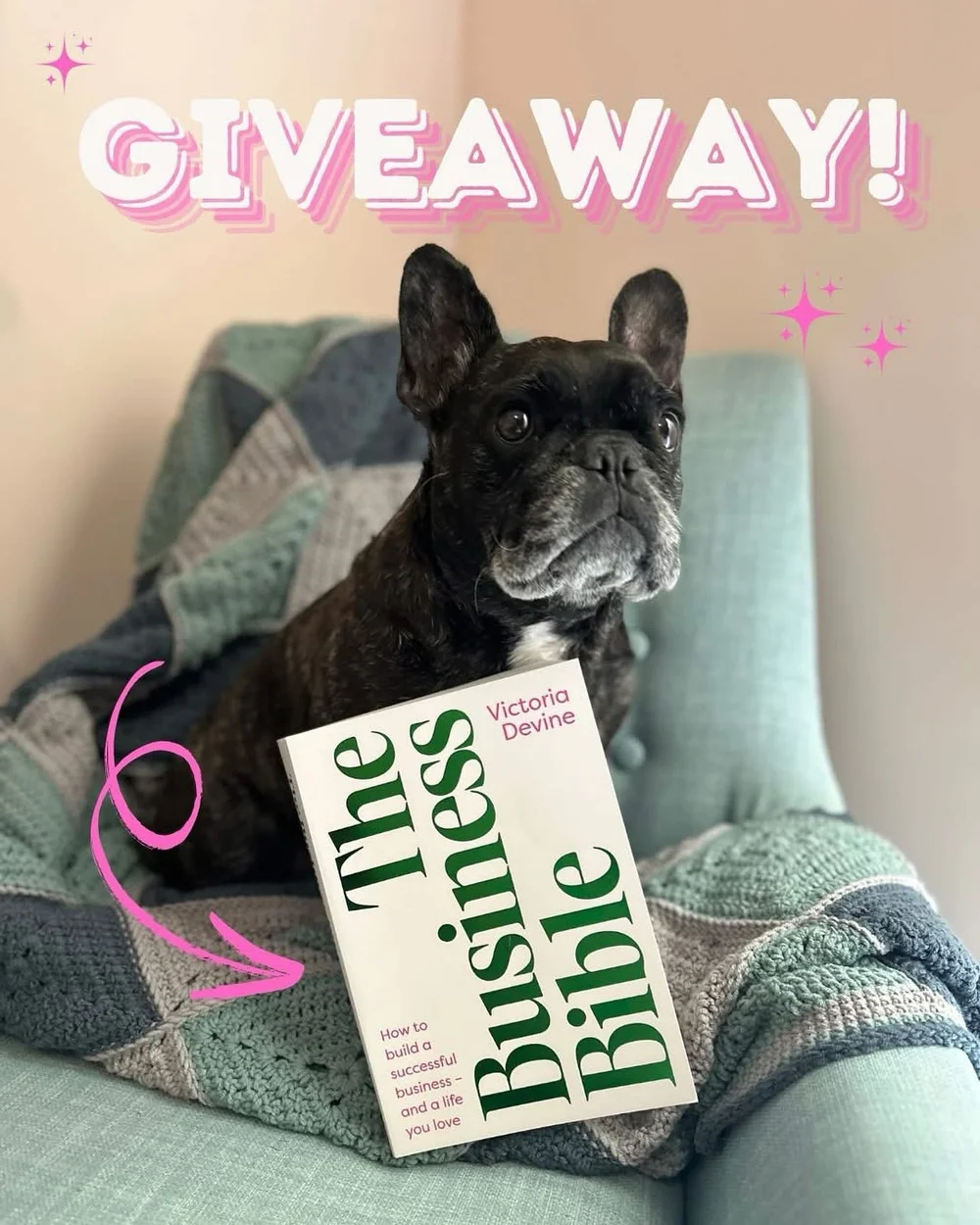 🎉 INSTAGRAM GIVEAWAY ALERT! 🎉

To celebrate being featured in The Business Bible by the amazing Victoria Devine, I&rsquo;m giving away 5 copies of this incredible book to 5 lucky winners! 📚💖✨
This book is packed with awesome business tips and str