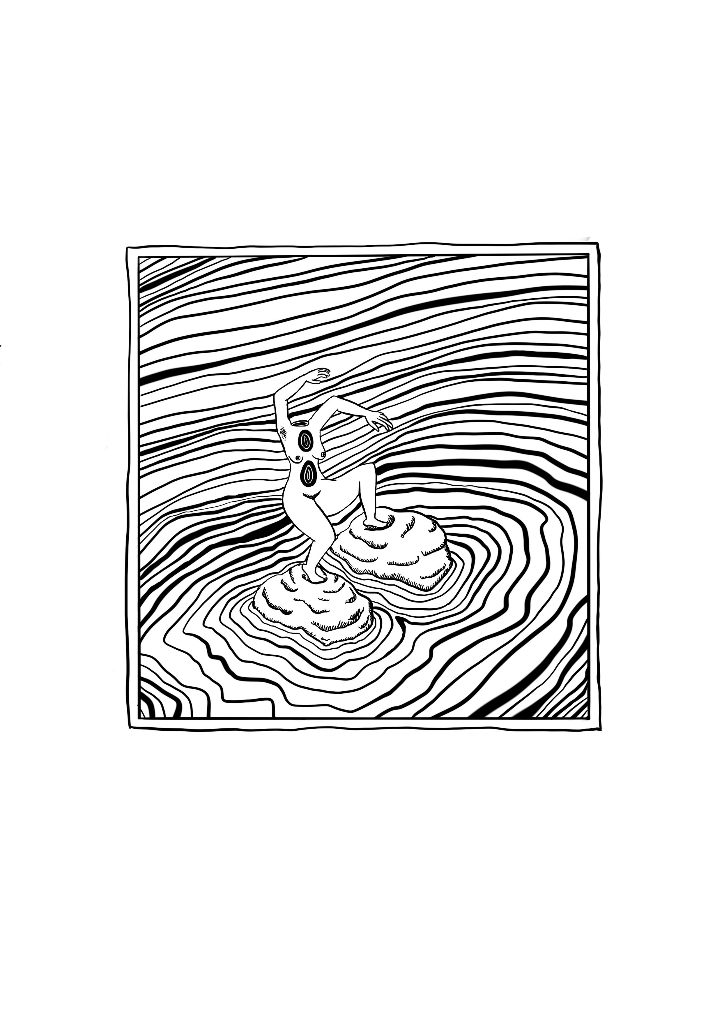 Floor is lava (print)