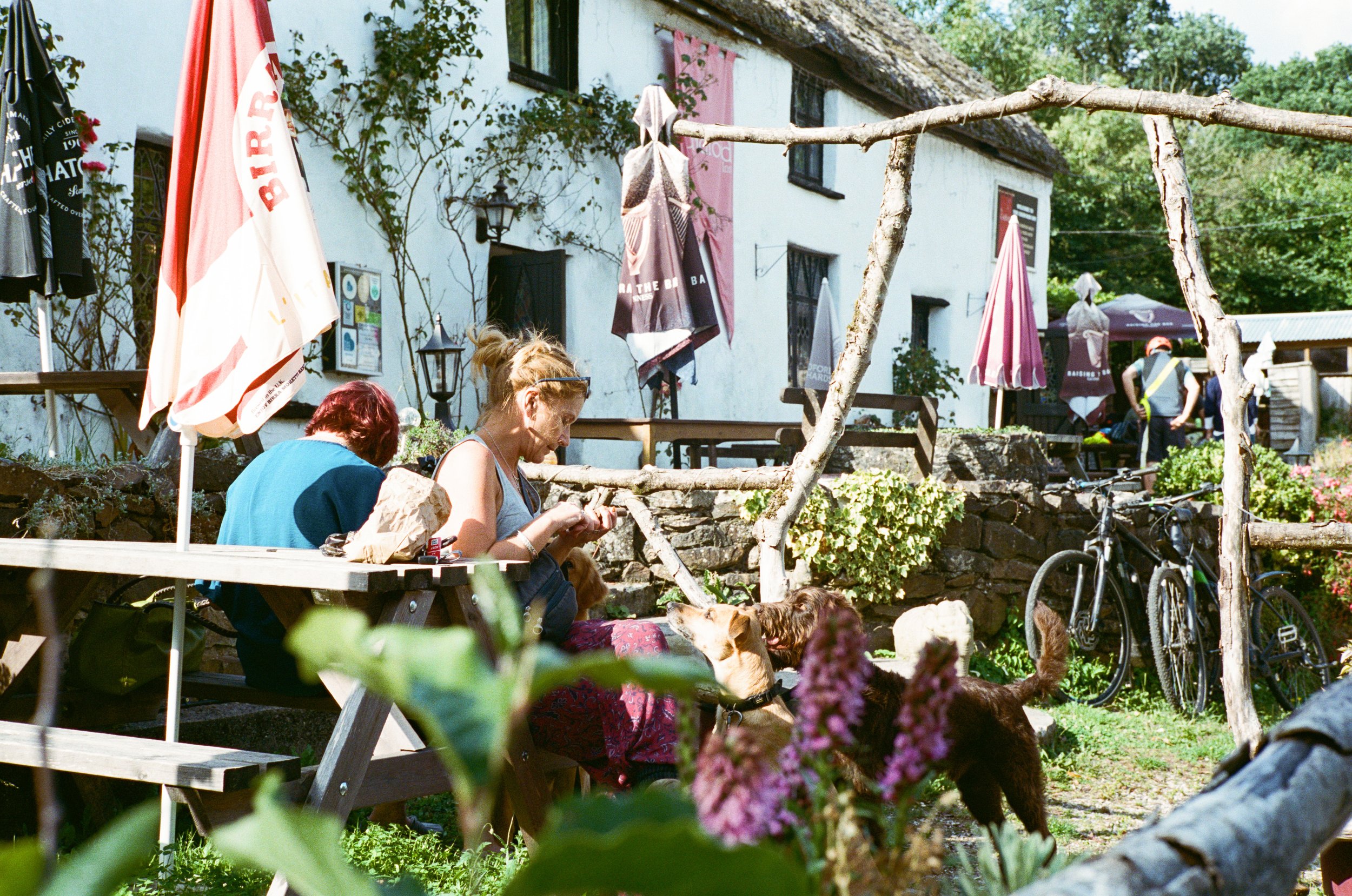 Sam and Hilary at a Dartmoor pub