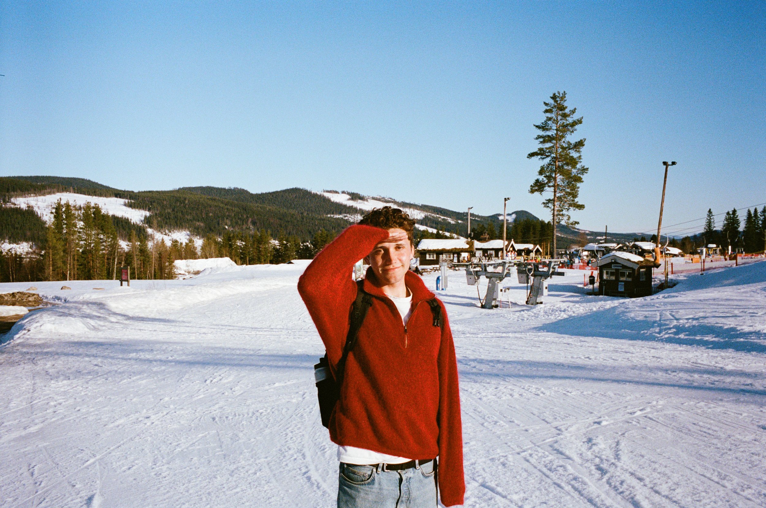 Jacob's first ski trip
