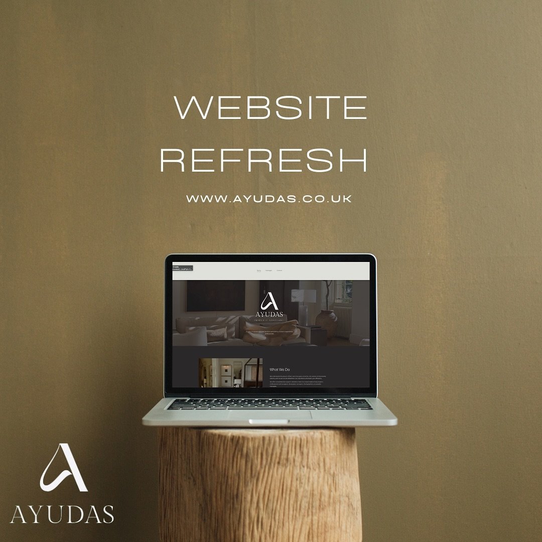 Fresh look 💻 My website just had a little makeover &ndash; come check it out and let me know what you think! 🌟 WWW.AYUDAS.CO.UK ✨ #WebsiteRefresh #NewLook #AYUDAS