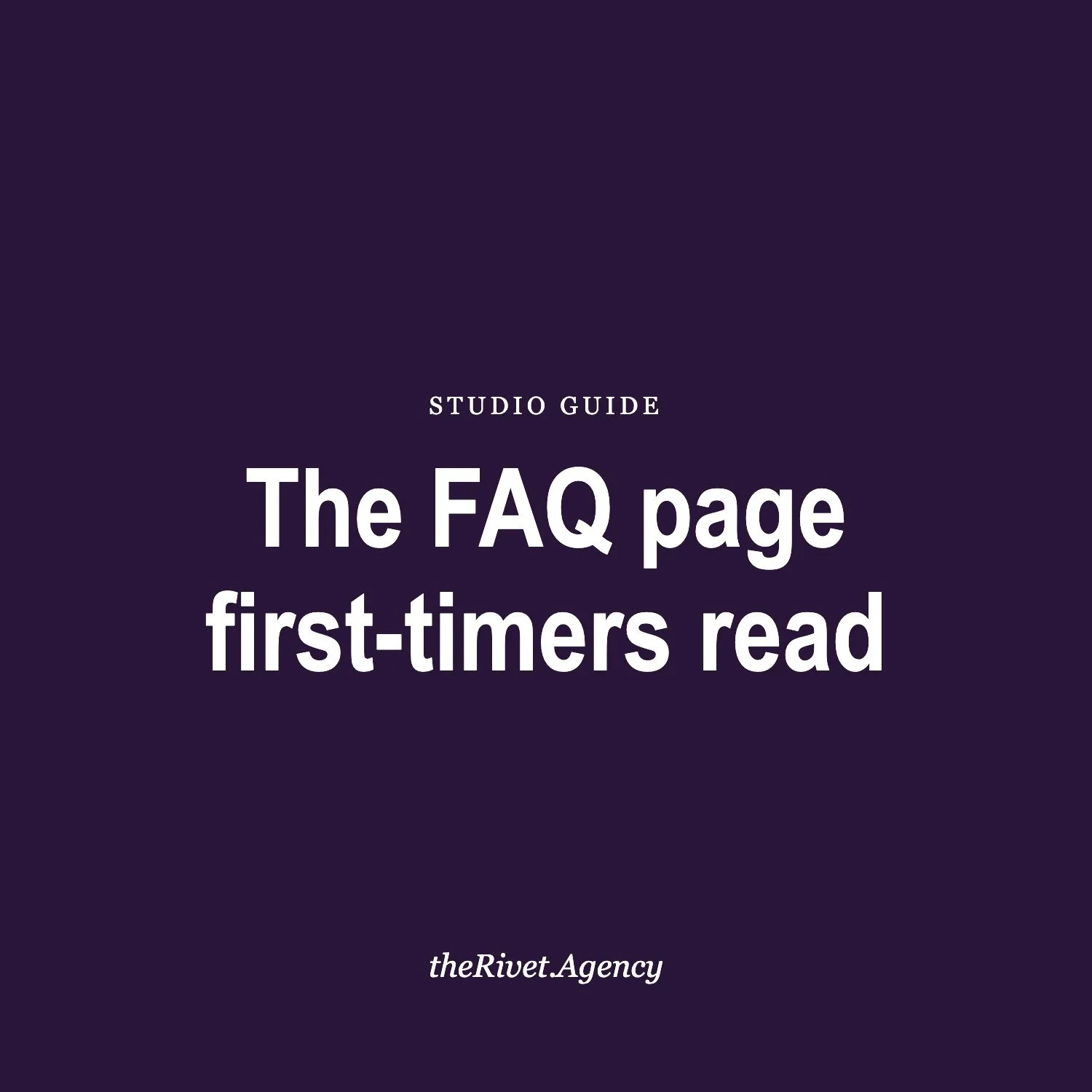 The FAQ Page Every Pilates Studio Needs
