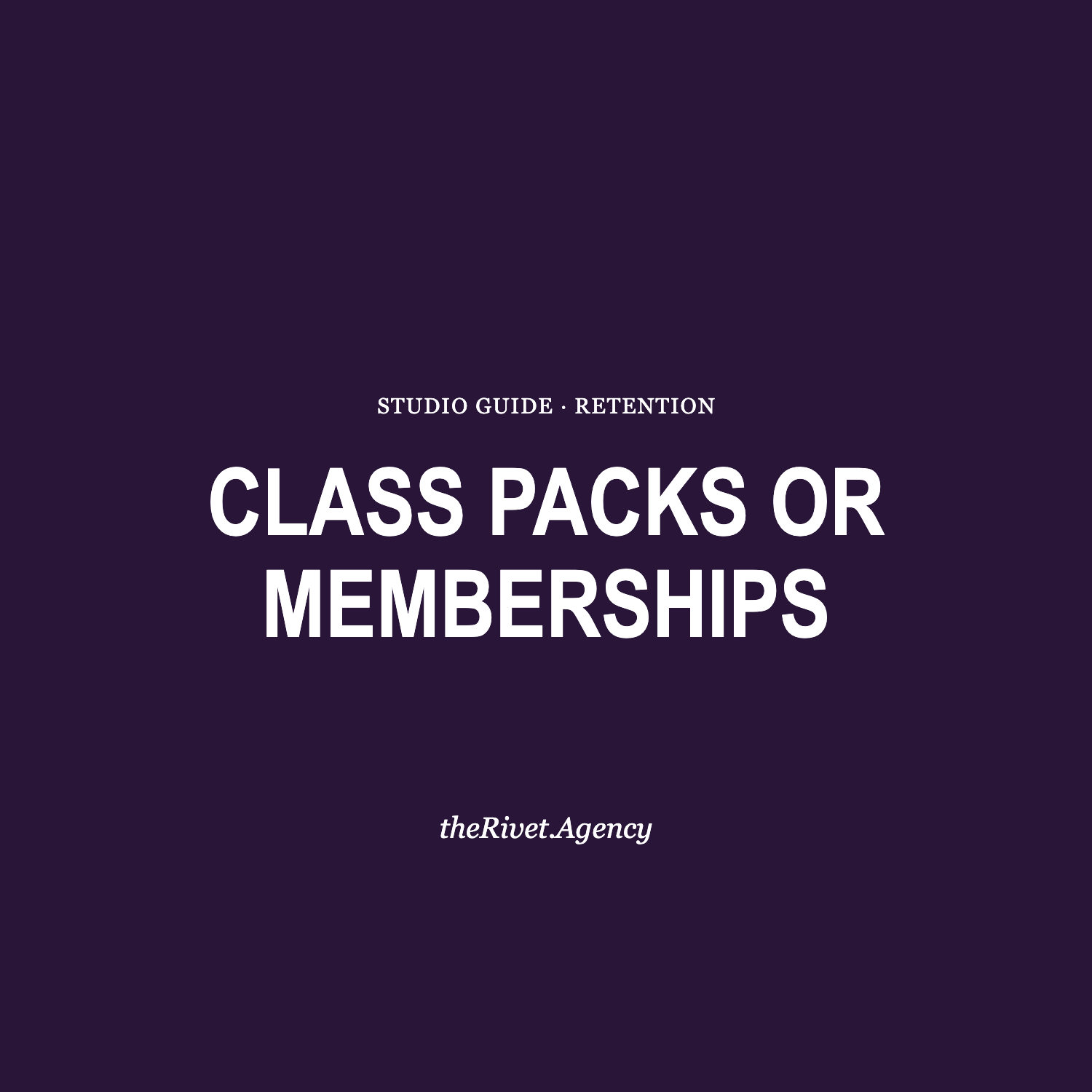 Class Packs or Memberships: Which Keeps People Longer