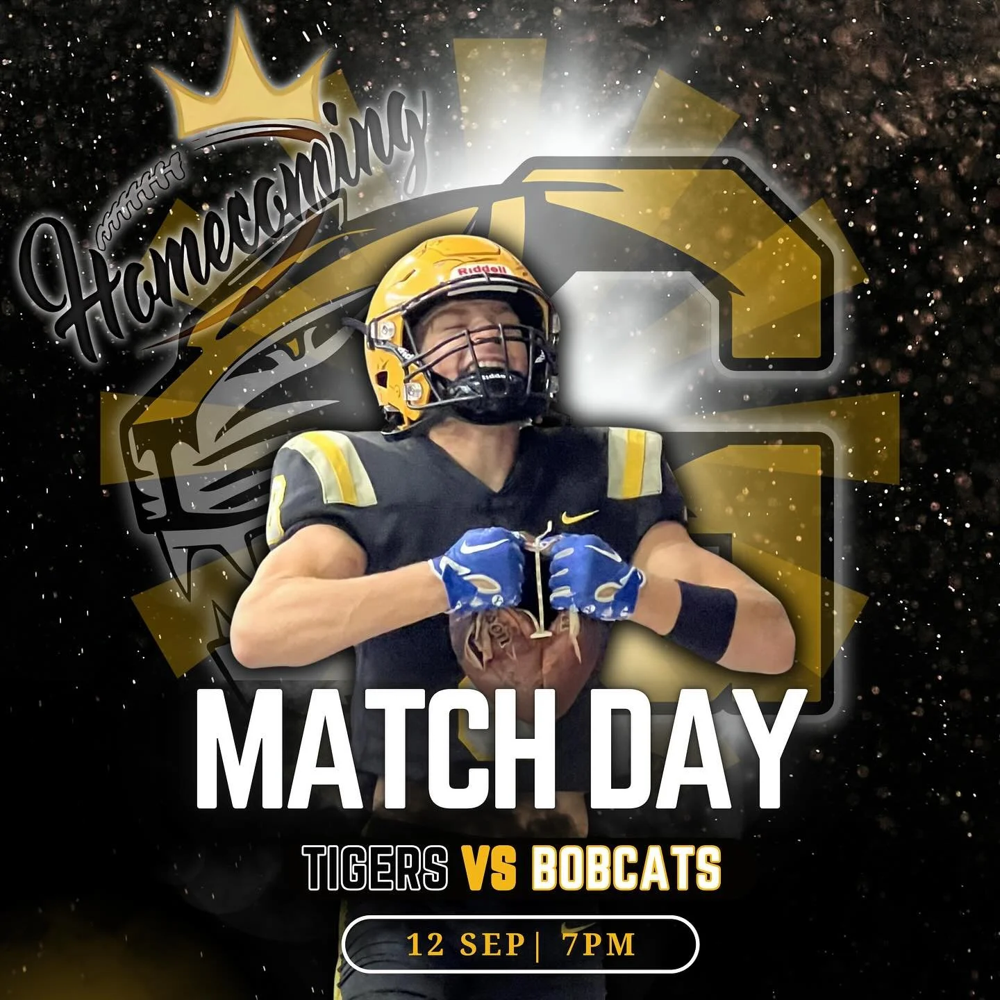 Event Alert – Homecoming Game
BLACK OUT! Wear black and pack the stands.
Gilbert Tigers vs Phoenix Central Bobcats
Friday, September 12, 2025 | 7:00 PM
Tiger Stadium – Gilbert High School
Tickets:
• General Admission – $8
&bu