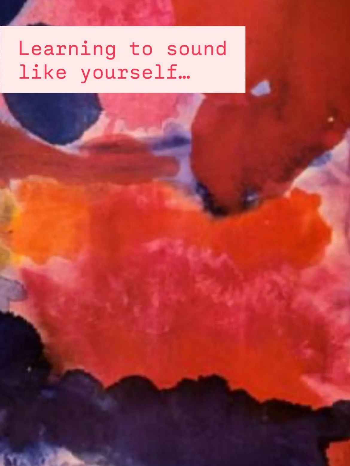 🌱in my experience, finding your creative voice is rarely a single breakthrough - it&rsquo;s a gradual process of experimenting, imitating, questioning, and (shocker alert) learning to trust what feels most true 😱
.
🎨I just wrote a post for Substac