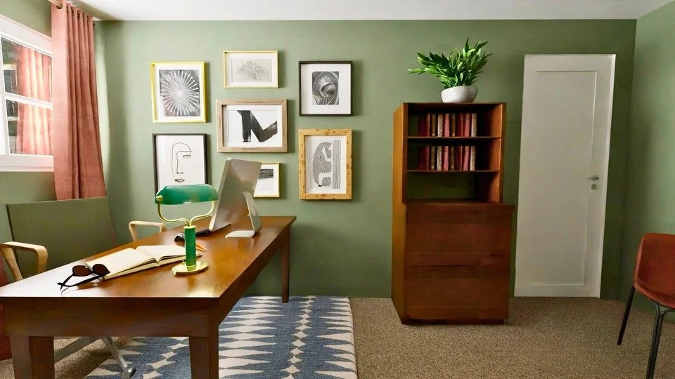 Traditional New York Office (3D Renderings)