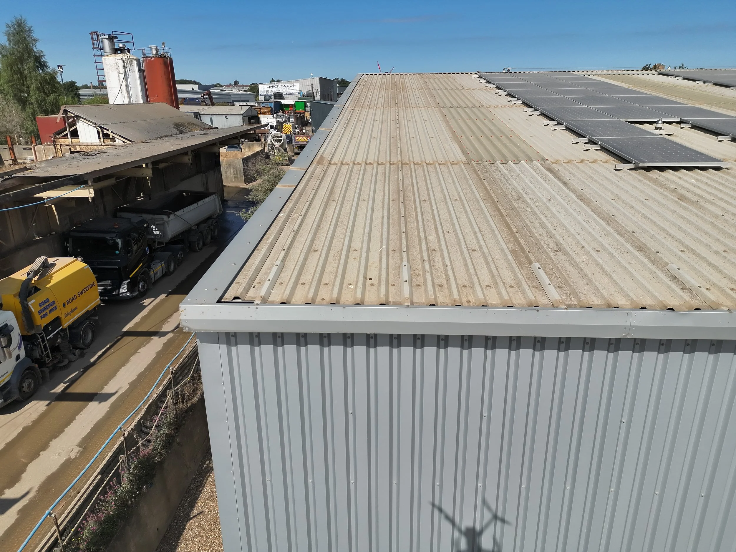 How are drones used for facade inspections?