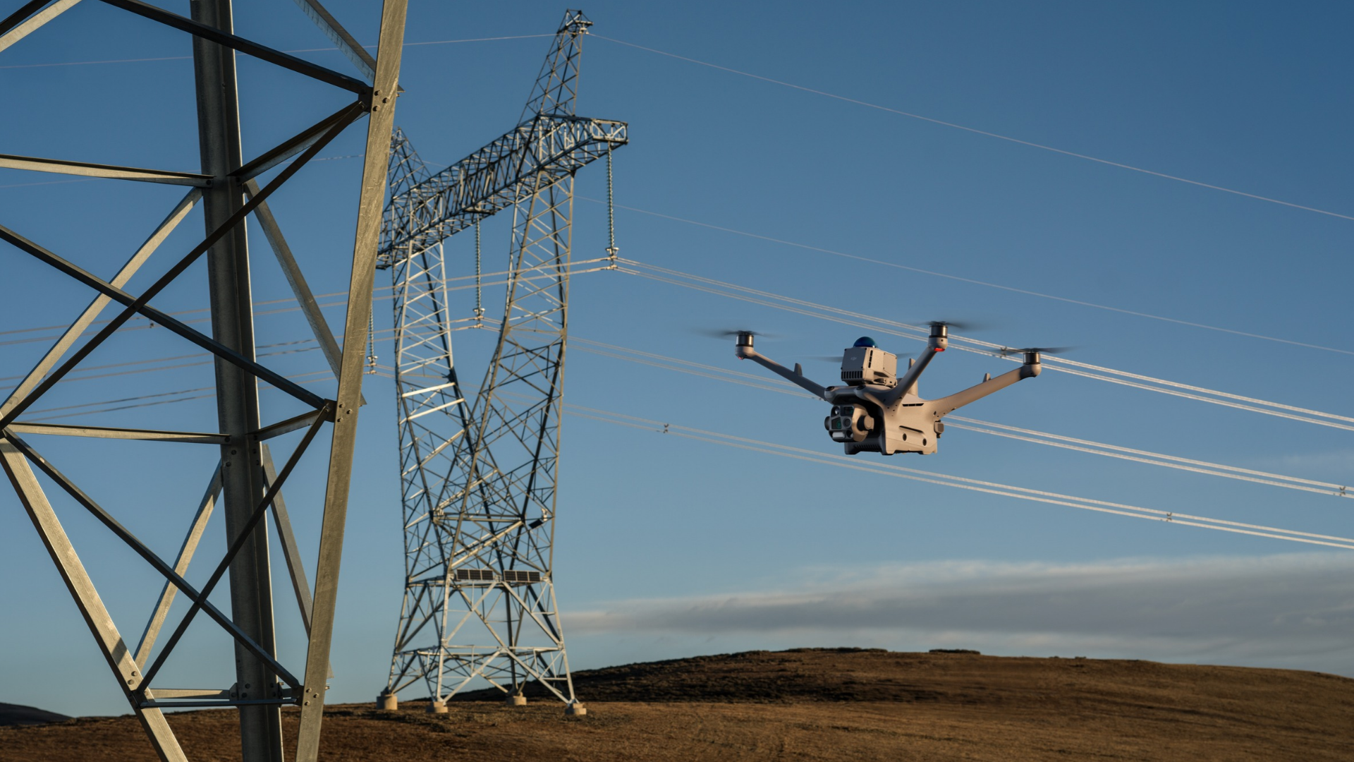 How can drones support energy infrastructure?