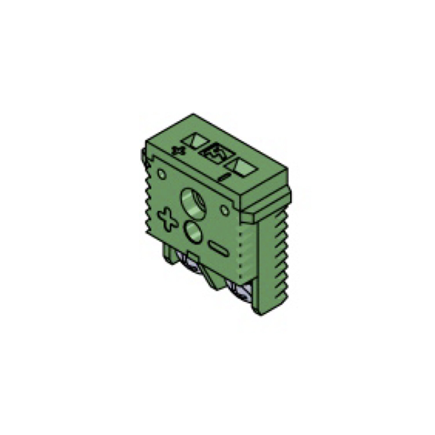 Collar Insert Back mounted with assembly set