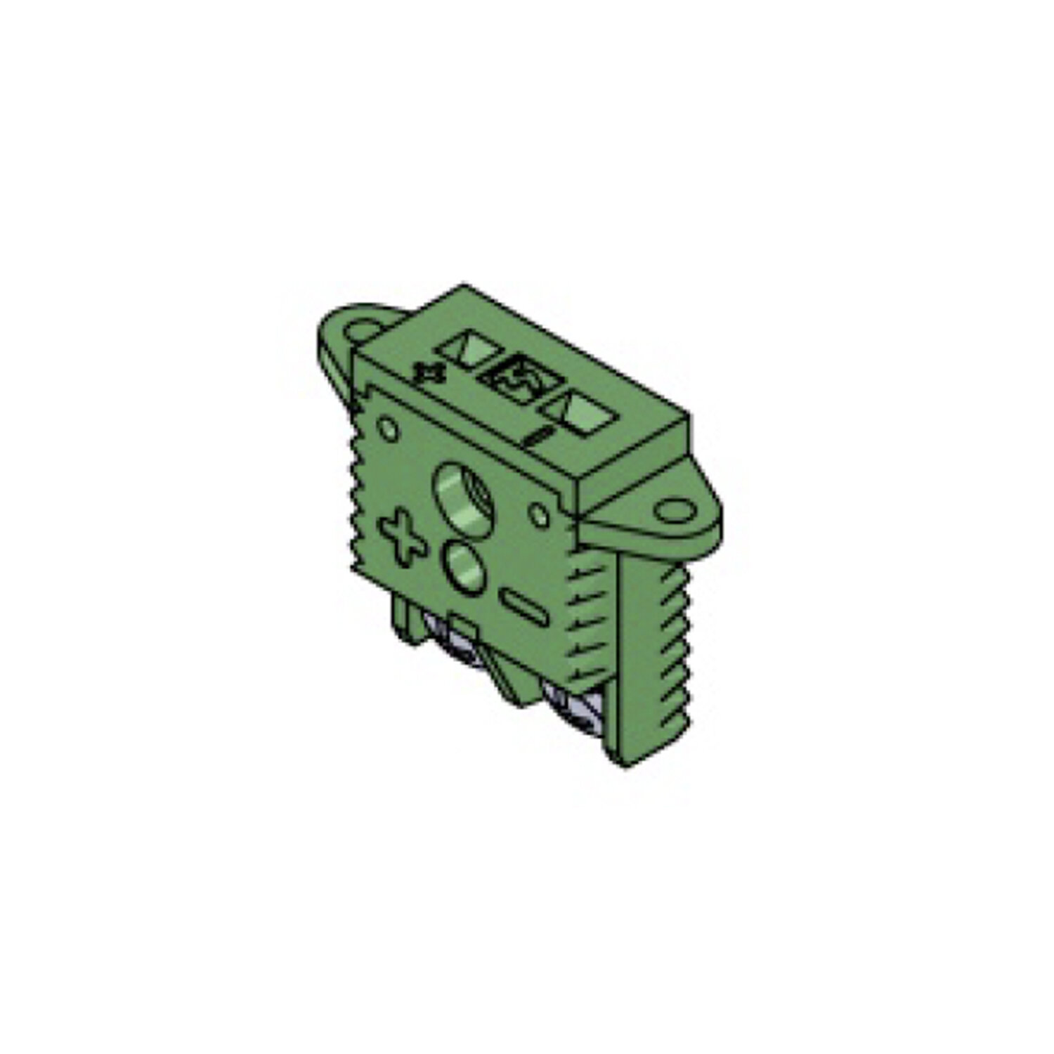 Lug Insert Front mounted with screws