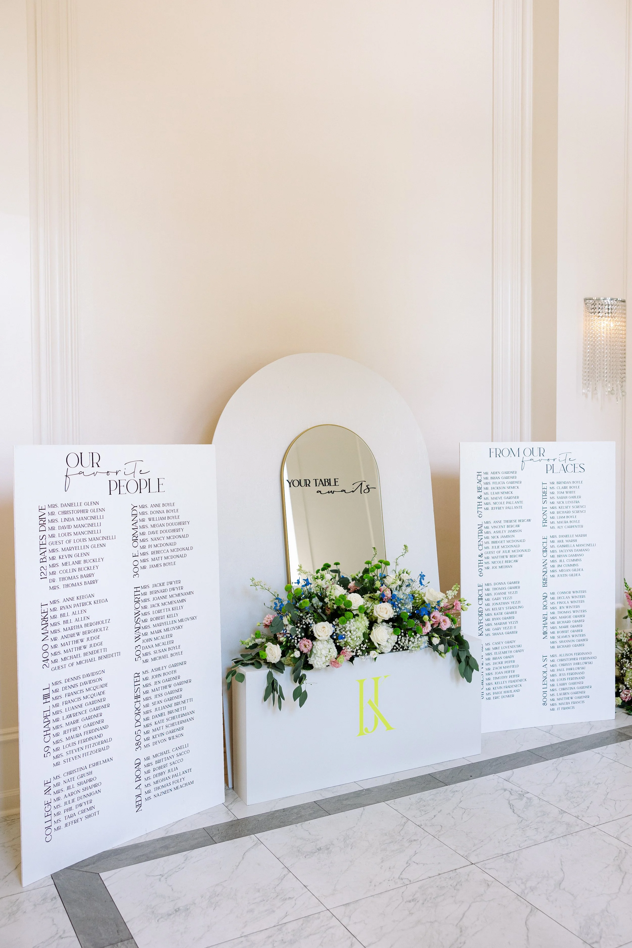 Katie & Jeff's Seating Chart