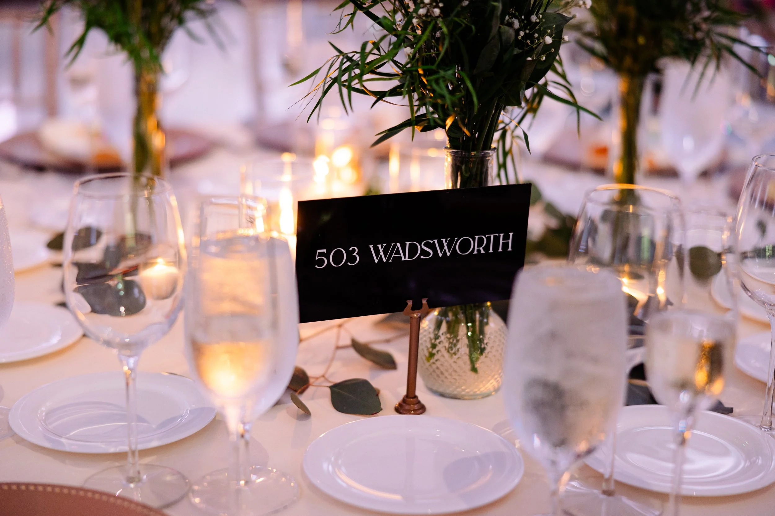 Katie & Jeff's Table "numbers" 