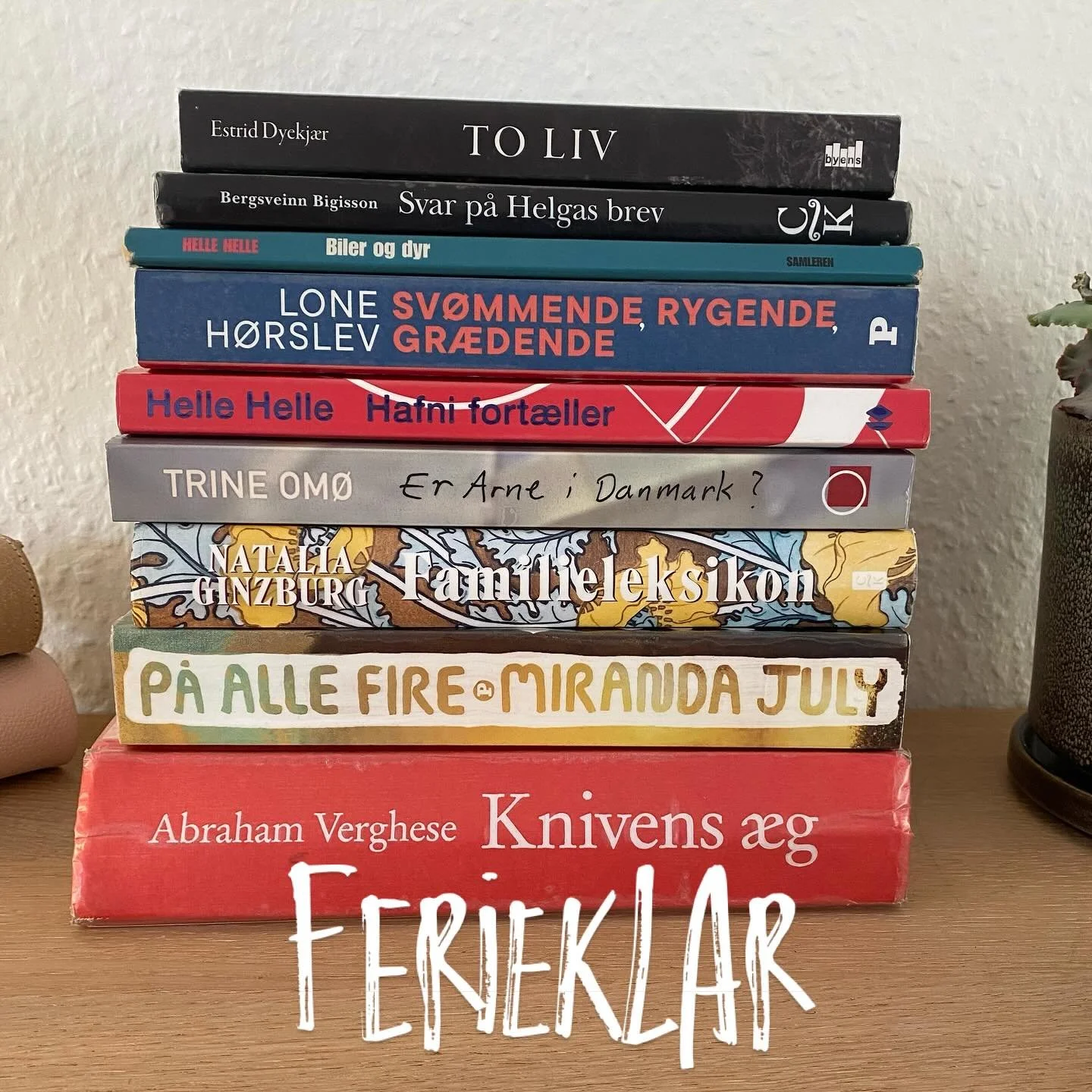 F&aring;r brug for en ordentlig r&oslash;vfuld tidsoptimisme for at n&aring; igennem hele baduljen, men det er jo GRATIS, helt gratis at vimse tomh&aelig;ndet ind p&aring; biblioteket og stavre ud med alt det, man kan b&aelig;re. Hvor vildt privilege