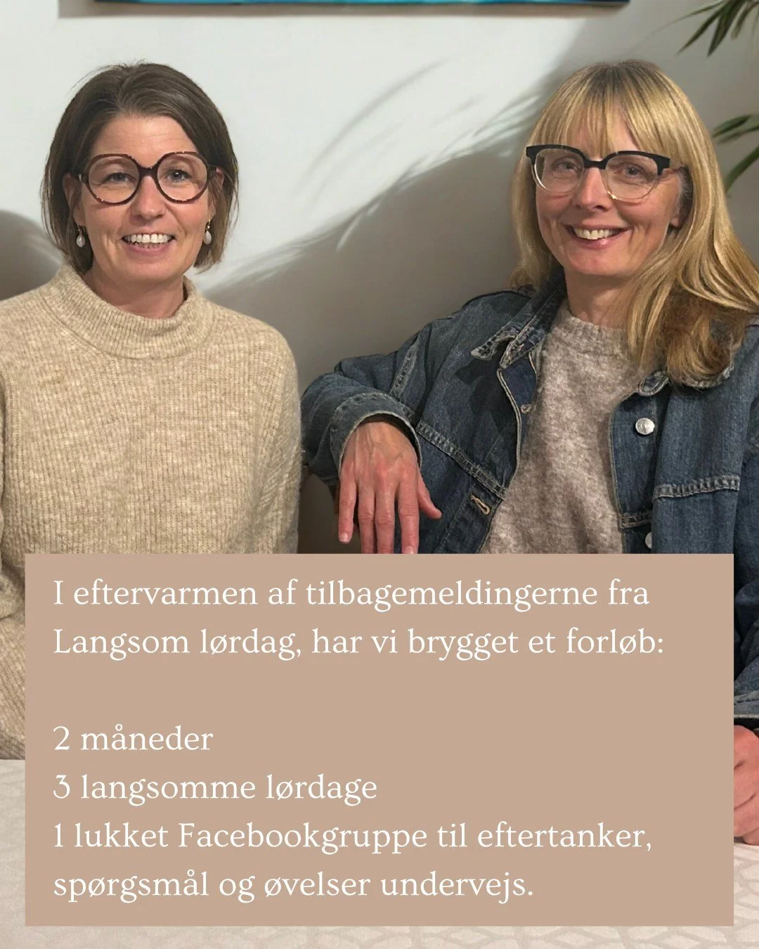 Man skal aldrig gentage en succes. S&aring; vi udvider den. Forl&oslash;bet er til dig, der l&aelig;nges efter ro til at m&aelig;rke, hvad der er vigtigt for dig eller m&aelig;rker, at noget f&oslash;les forkert, selvom det ser rigtigt ud p&aring; pa