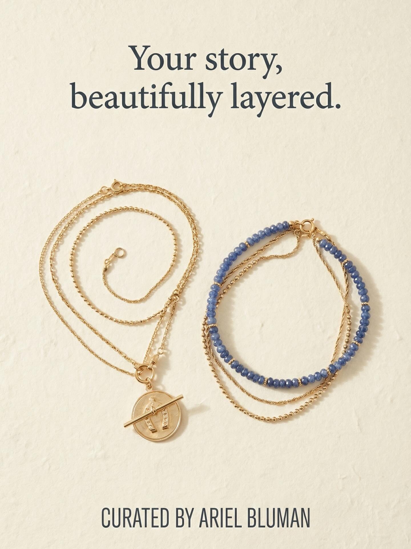 Custom curated stack, vintage and new