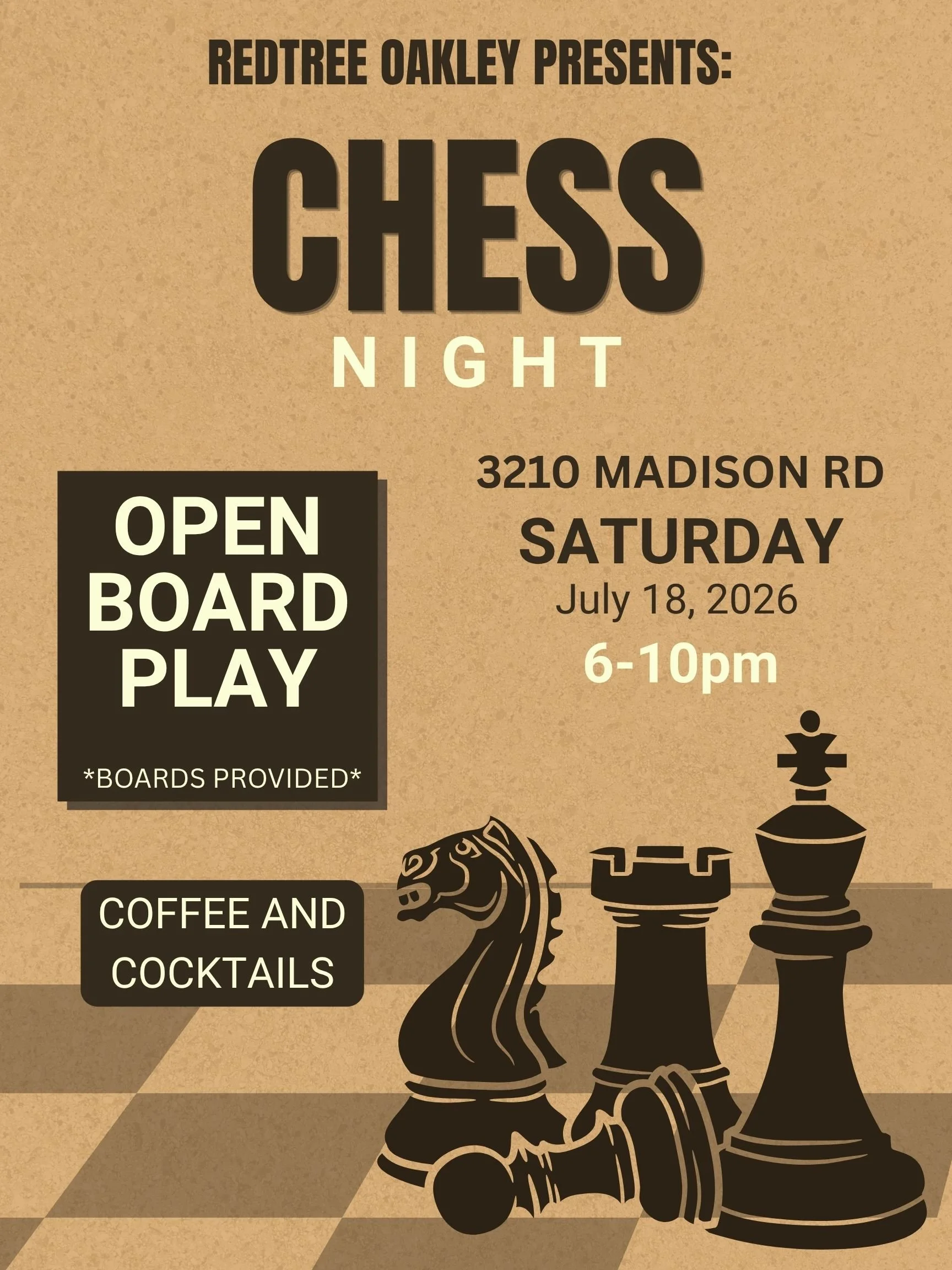 Chess Night at Redtree Oakley