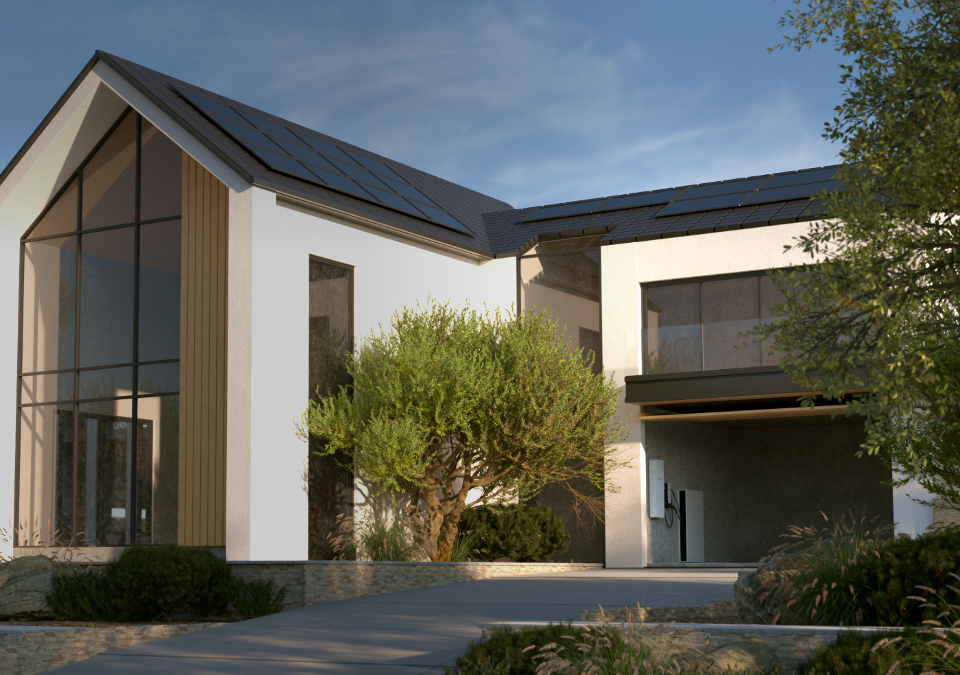 span panel system in garage