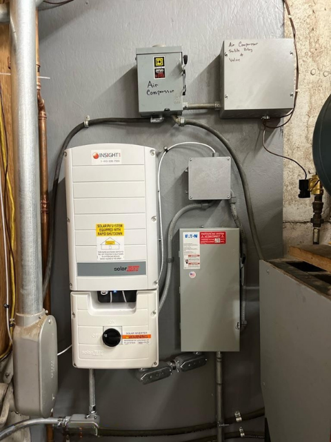 solar system electrical component for massachusetts solar penals