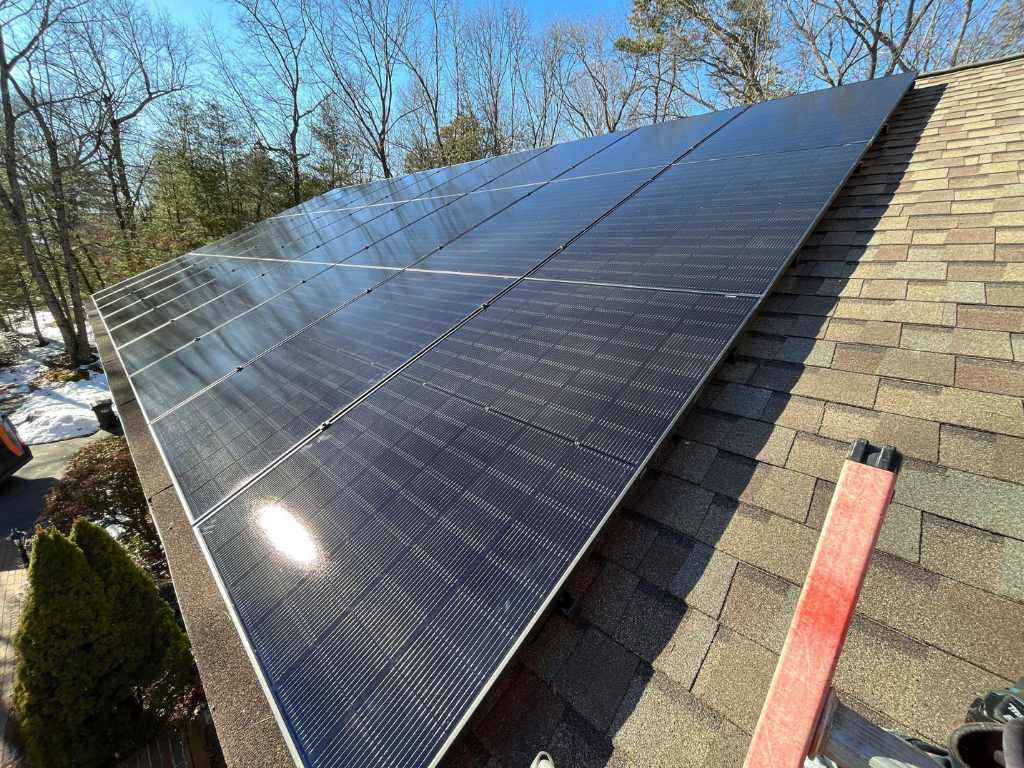 Insight Energy is among the best massachusetts solar companies because of their professional solar installations services for residential solar power systems like this one pictured here.