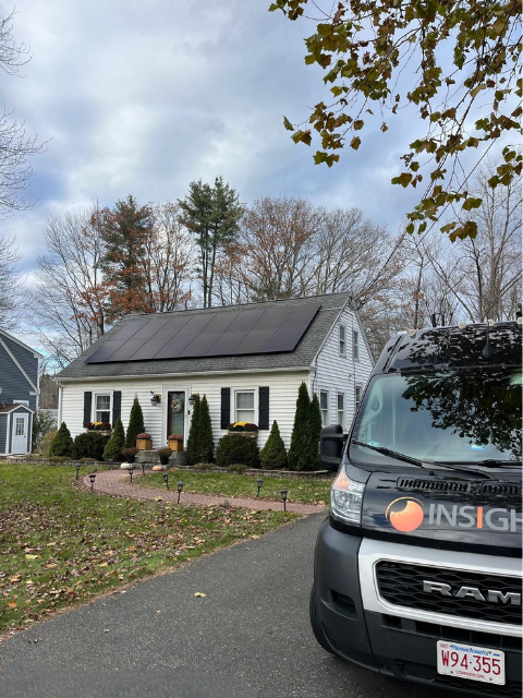Greenfield MA Residential Solar — House + Garage Installation