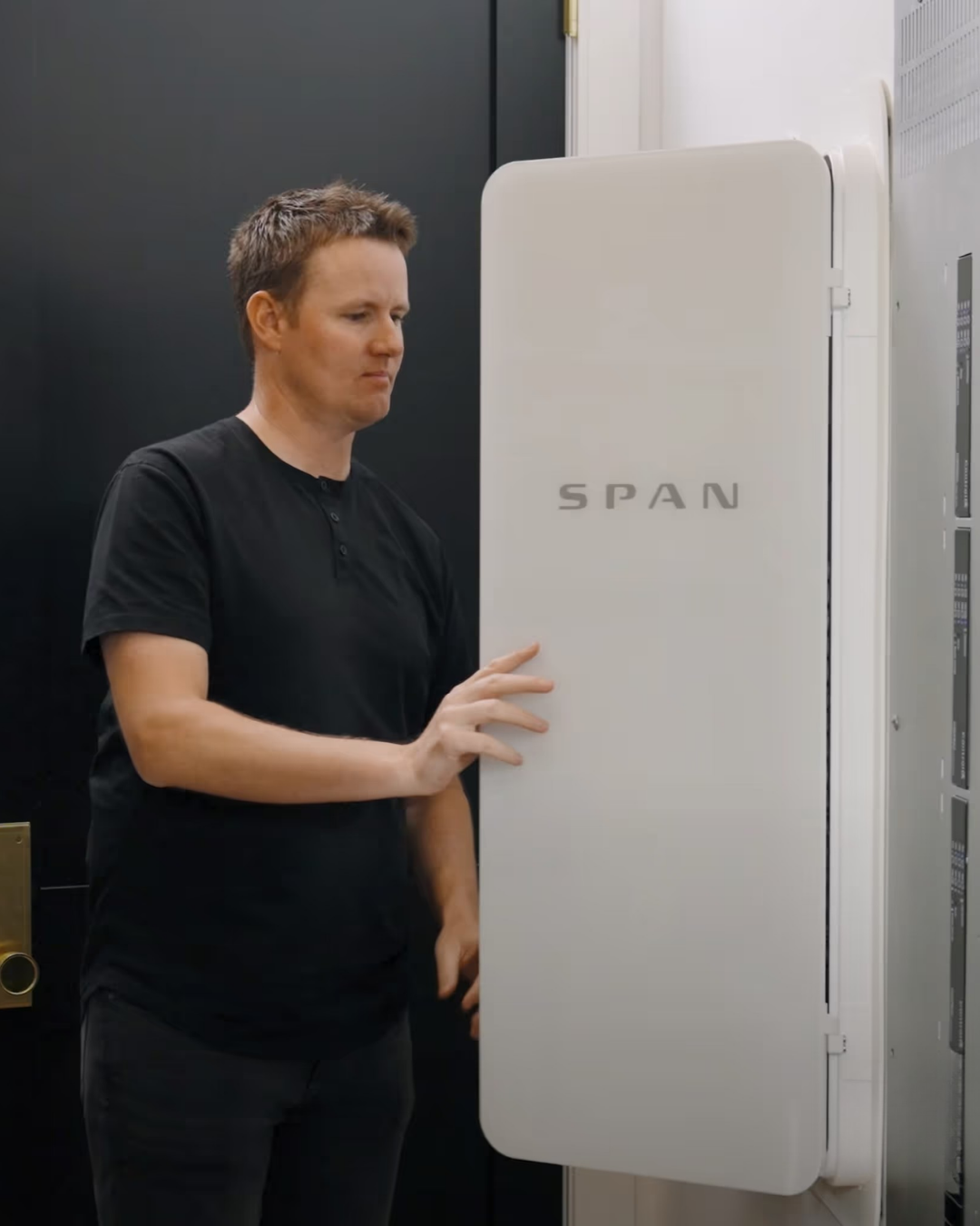 span electrical panel being used