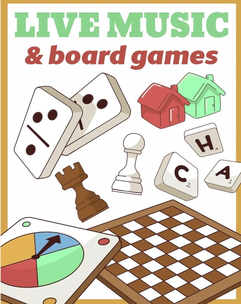 Board Games &amp; Live Music at Mini Mocha by the River Liffey