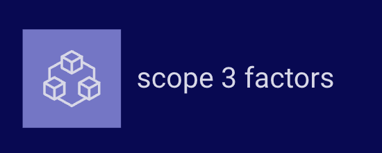 Scope 3 factors