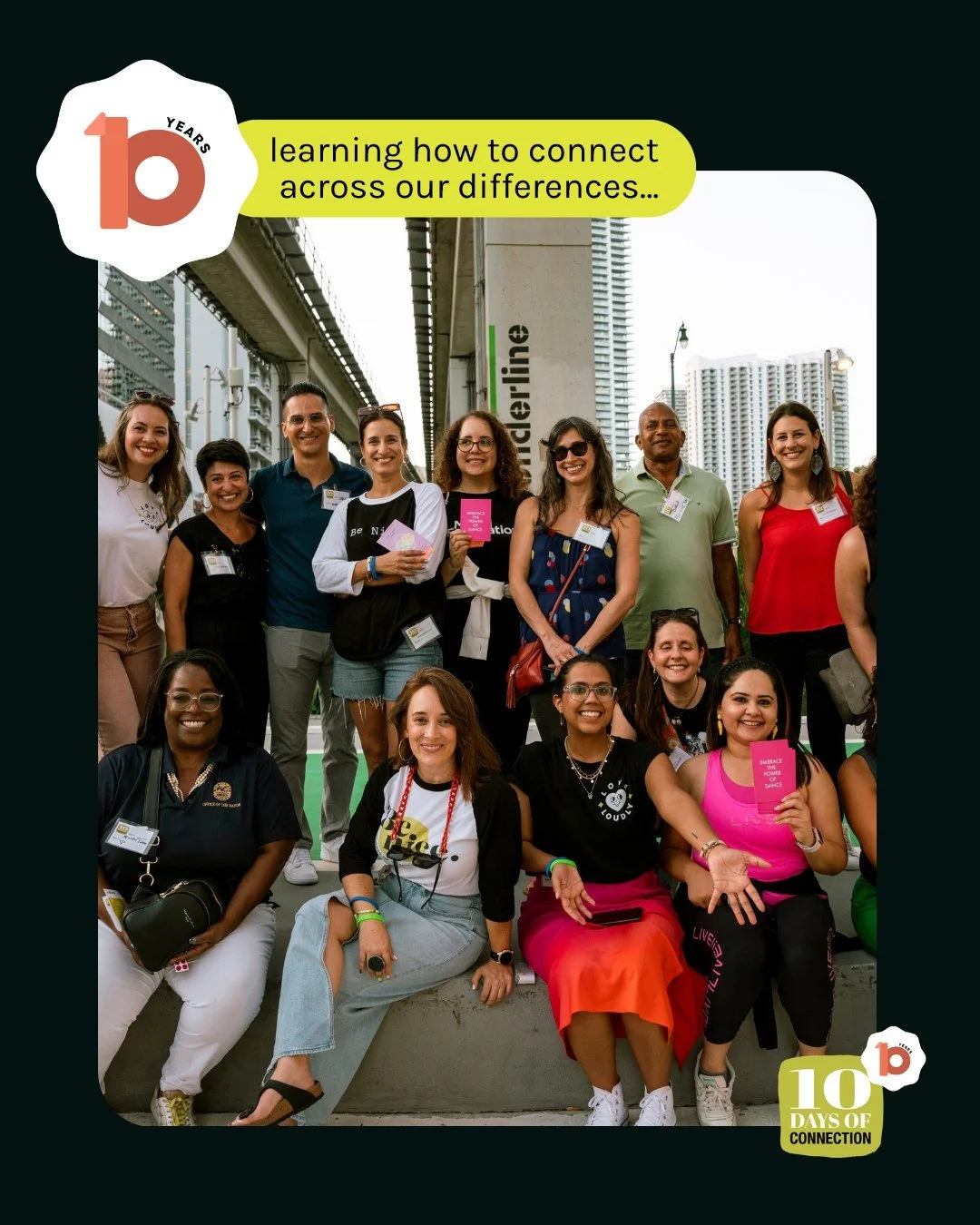 The time to celebrate a decade of impact has come! 🥳

Miami, these 10 years haven&rsquo;t just been events, they&rsquo;ve been moments where strangers become friends, differences become bridges, and conversations changed our city.

Are you ready to 