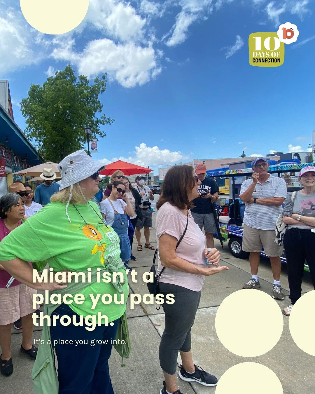When did Miami stop being a stopover and start feeling like home? 🌴🏠

A decade ago, this city felt scattered. Separate stories. Separate circles. Separate dots on the map.

Today, those dots are threads, woven together by ten years of brave locals 