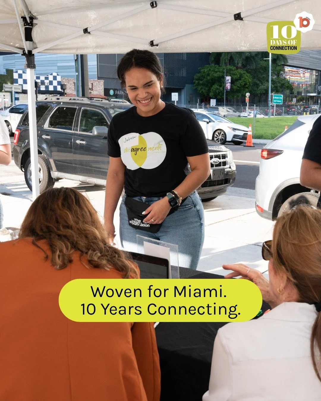 Because of their generosity and trust, thousands of strangers became neighbors. Hundreds of conversations became collaborations. And a small experiment became a citywide movement.

Today, we&rsquo;re honoring [TAG!] The Miami Foundation for 10 years 